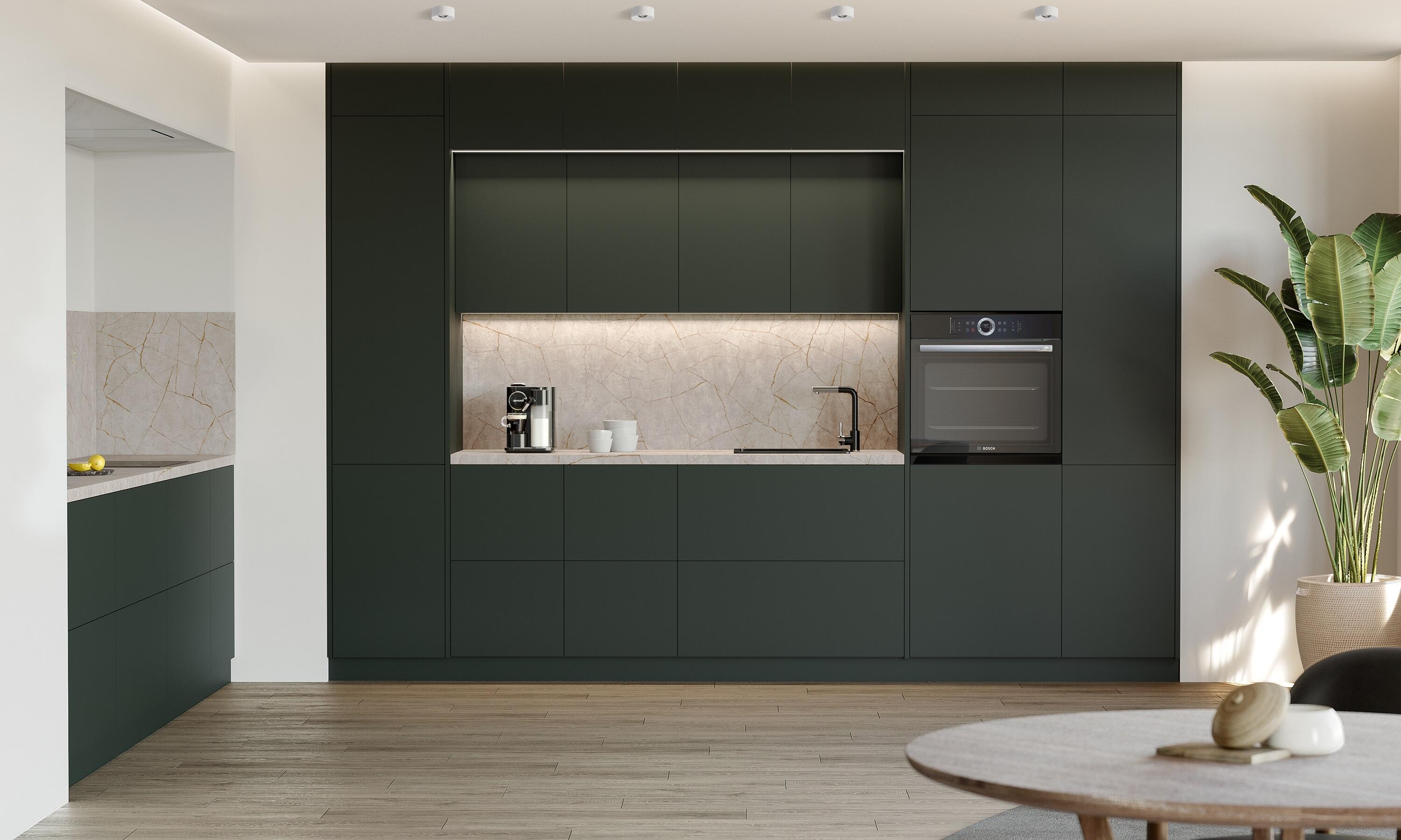 Kit 2 cantos de encimera laminada para cocina Hudson porcelain gold 4,5x65 cm - 2