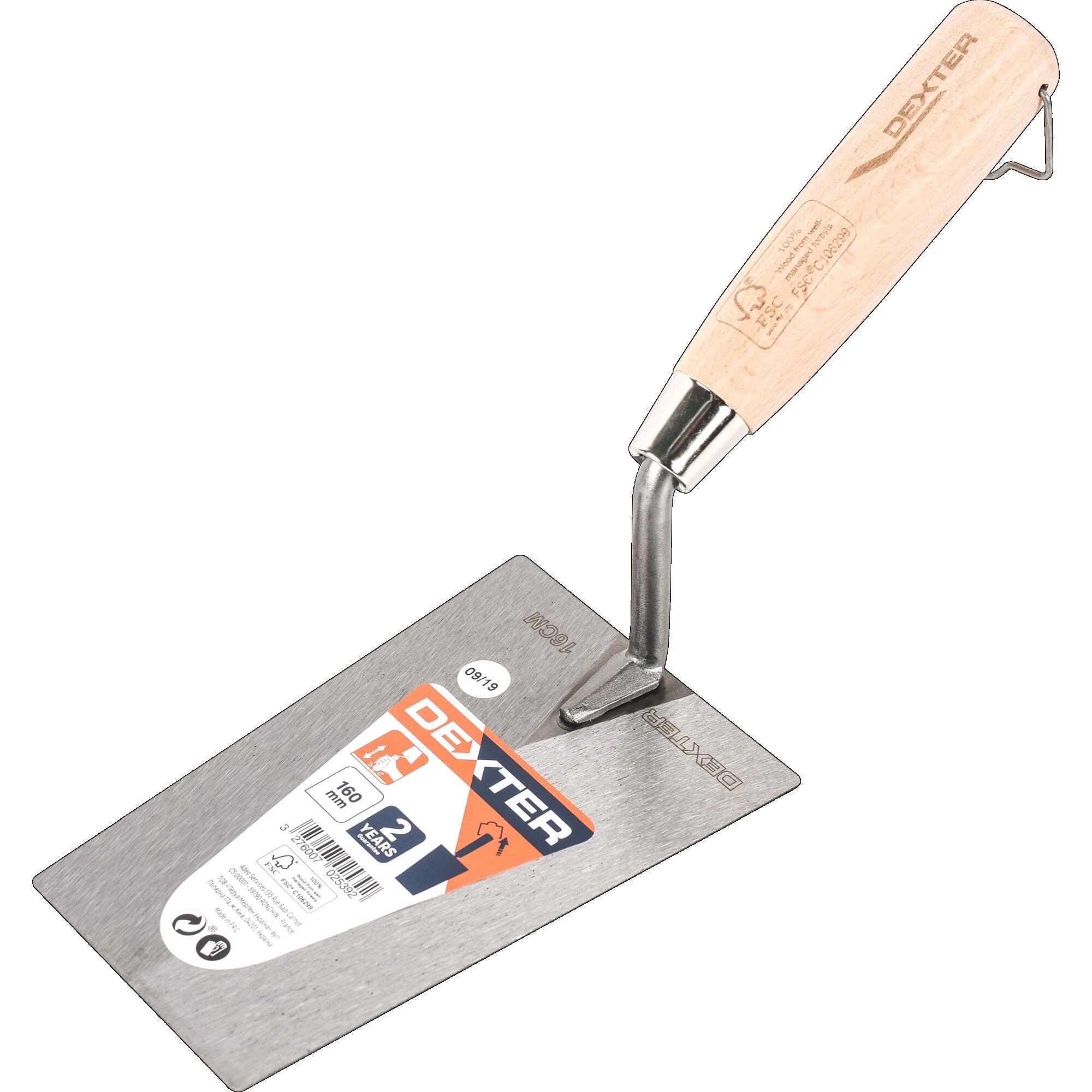 Mistrie patrata Dexter, otel, maner lemn, 160 mm | Leroy Merlin