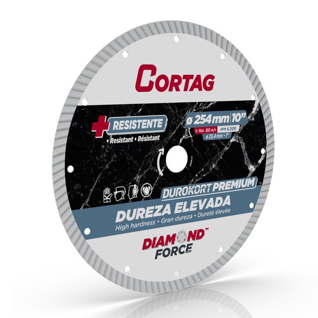 DISCO DIAMANTE BANDA CONT TURBO PORC 250 CORTAG