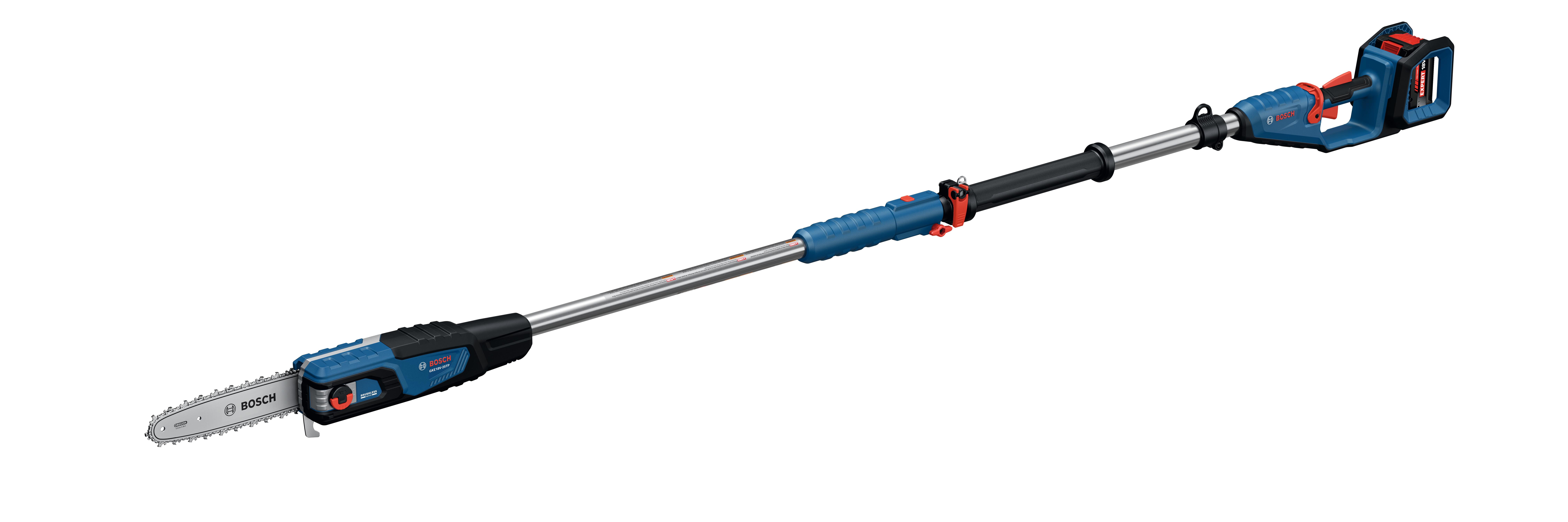 Bosch Professional  Motosierra Pértiga De Batería Bosch Gke 18V-25 Tp 25 Longitud De Espada Motosierra Pértiga De Batería Einhell Gc-Lc 18/20 Li T 18V 20 Cm Longitud Espada Con Tensor De Cadena Sin Herramientas Hasta 3.6 Metros , Leroy Merlin