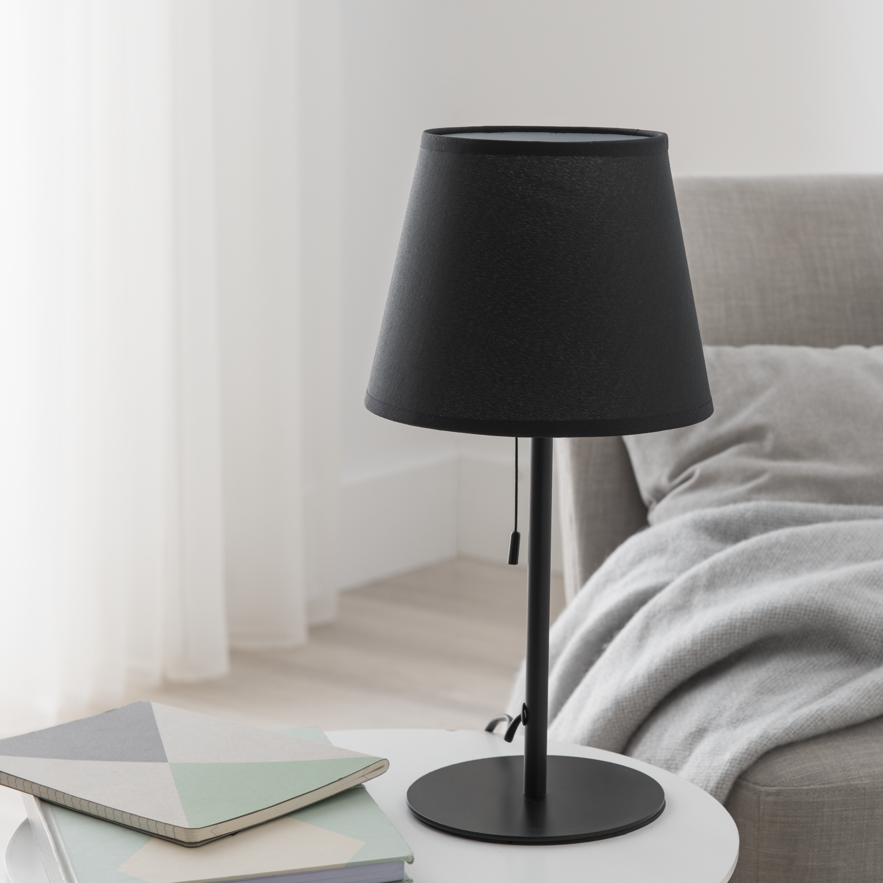 Lampka stołowa Junon czarna E27 Inspire - 6