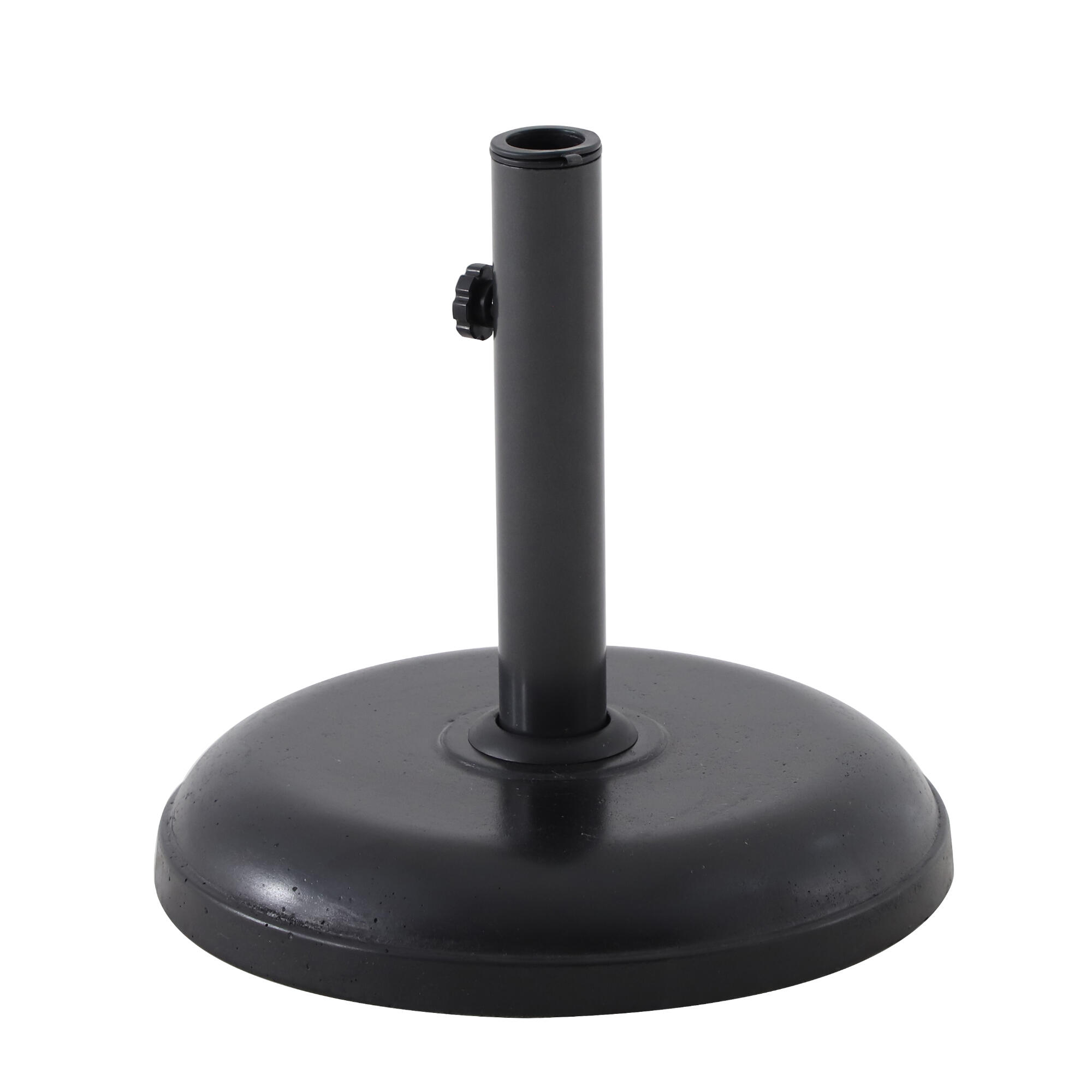 Suport umbrela terasa, beton/otel, Ø 40 cm, H 38 cm, 16 kg, gri