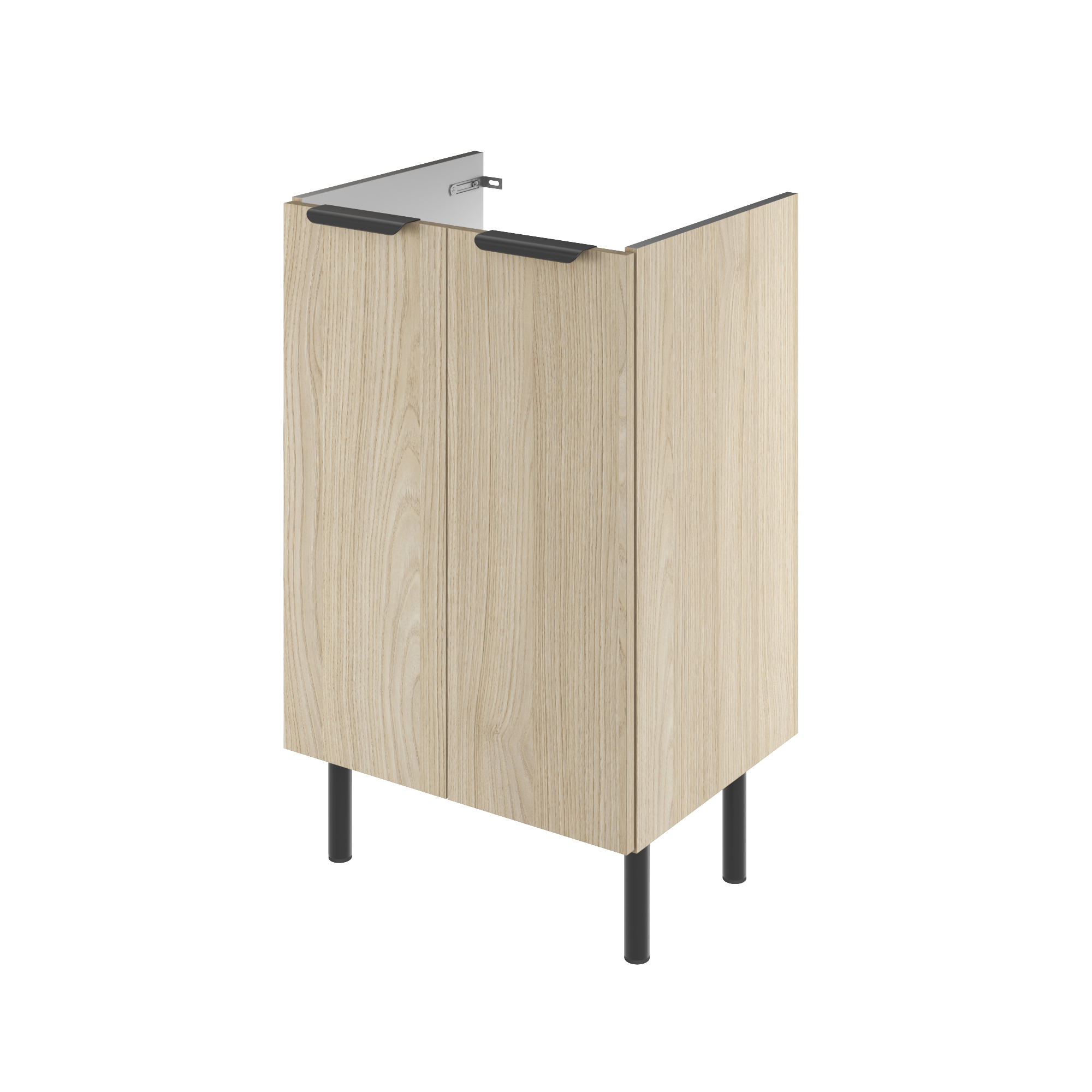 Szafka pod umywalkę z drzwiami 50x40x82 cm dąb Easy Sensea