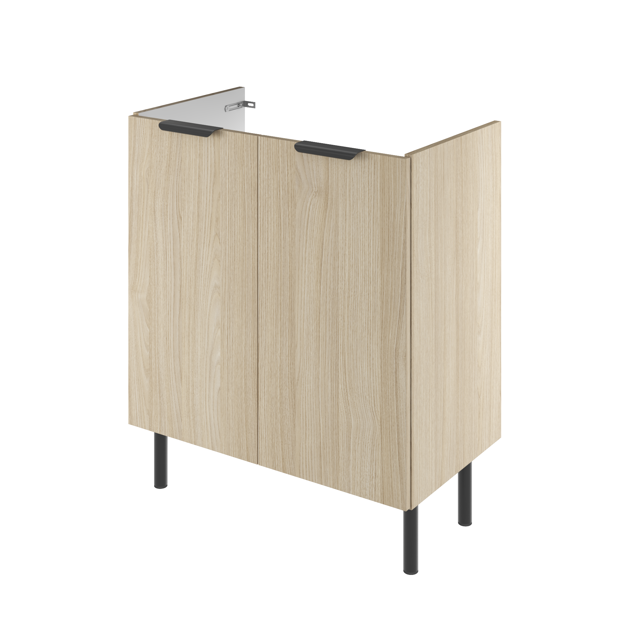 Szafka pod umywalkę z drzwiami EASY 70x40x82cm dąb Sensea