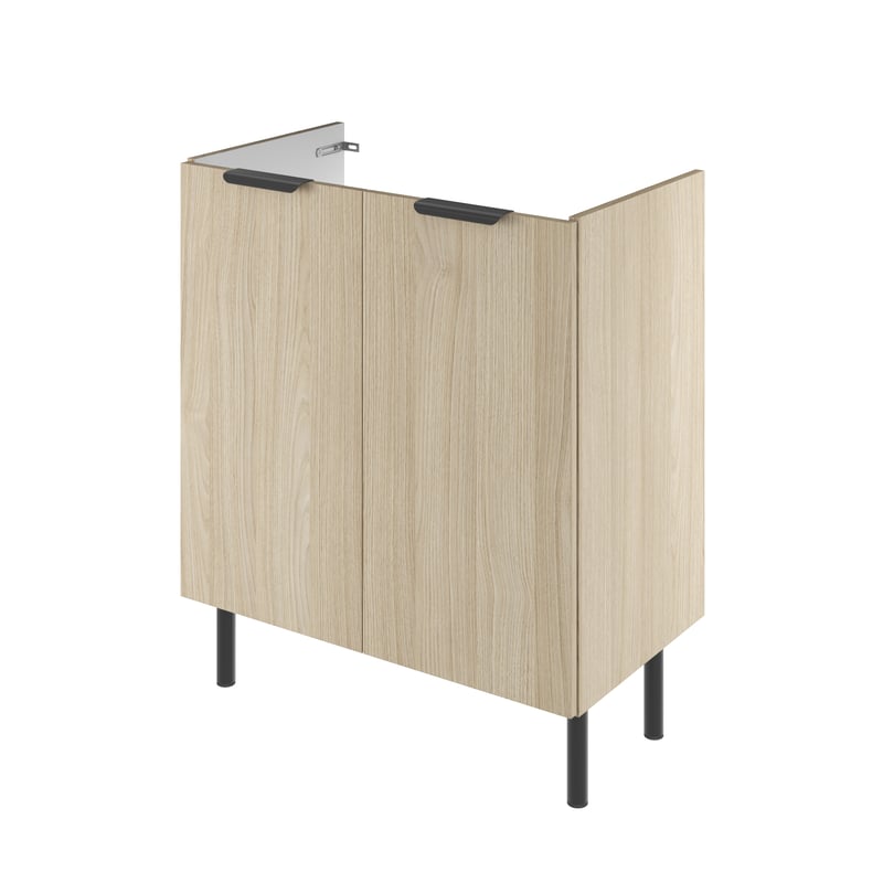 Szafka pod umywalkę z drzwiami EASY 70x40x82cm dąb Sensea