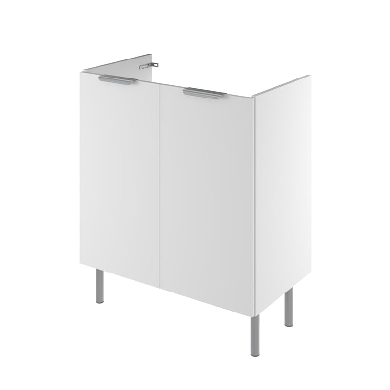 Szafka pod umywalkę z drzwiami EASY 70x40x82 cm biały mat Sensea