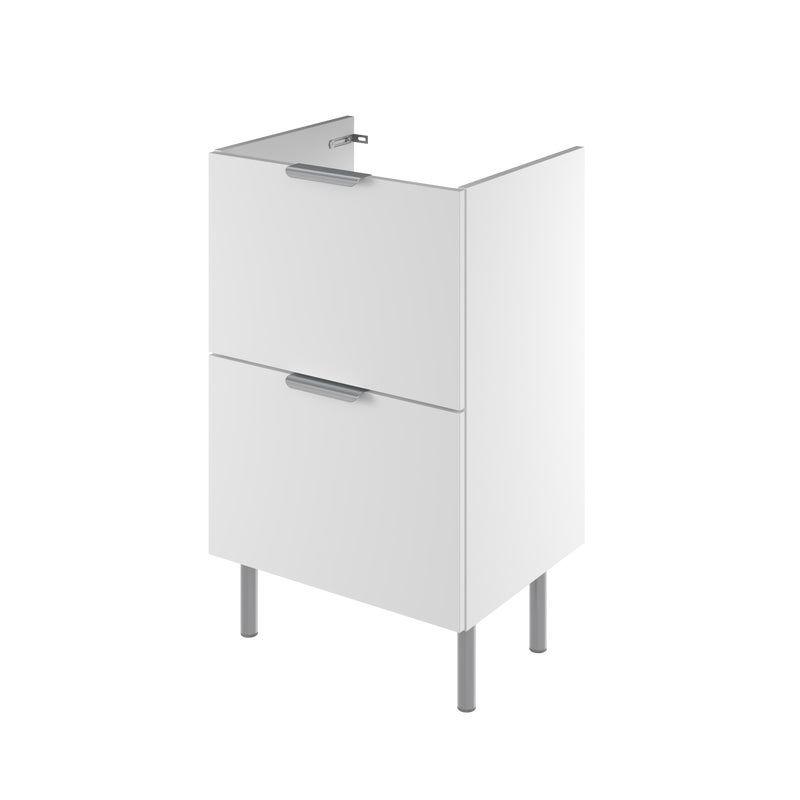 Szafka pod umywalkę z szufladami EASY 50x40x82cm biały mat Sensea