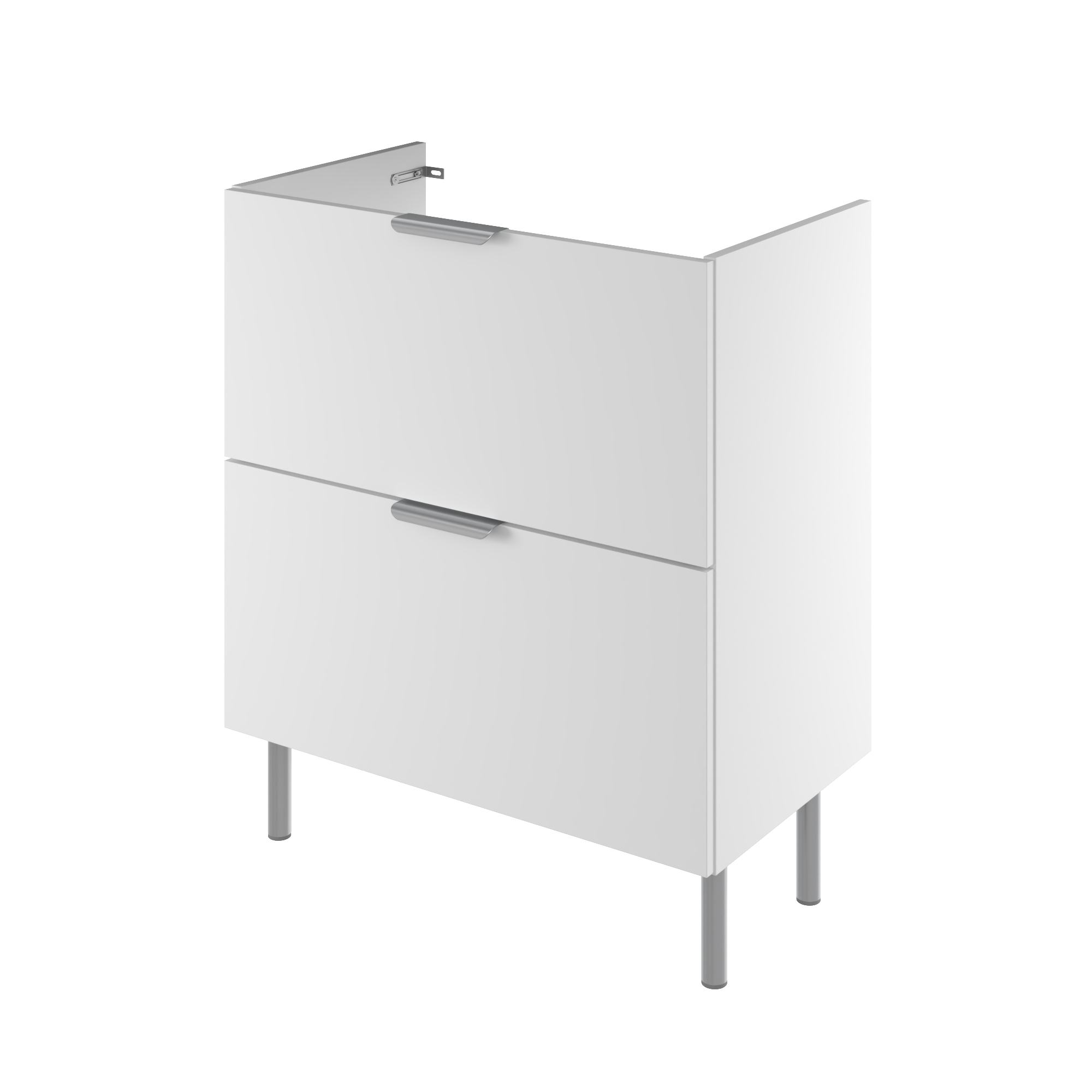 Szafka pod umywalkę z szufladami EASY 70x40x82 cm biały mat Sensea