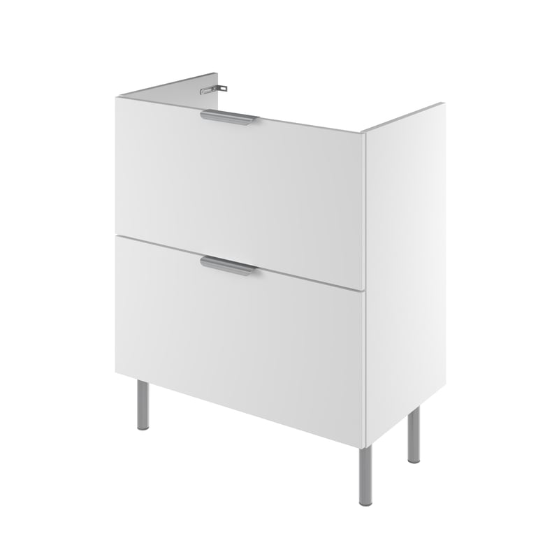 Szafka pod umywalkę z szufladami EASY 70x40x82 cm biały mat Sensea