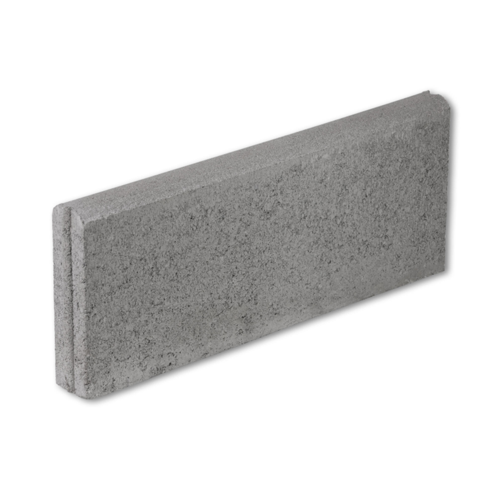 Bordura beton B4, 50 x 20 x 5 cm, gri ciment