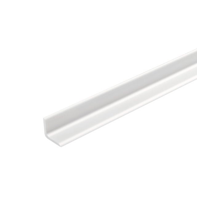 Profilé d'angle intérieur aluminium blanc ARTENS L.2.6 m