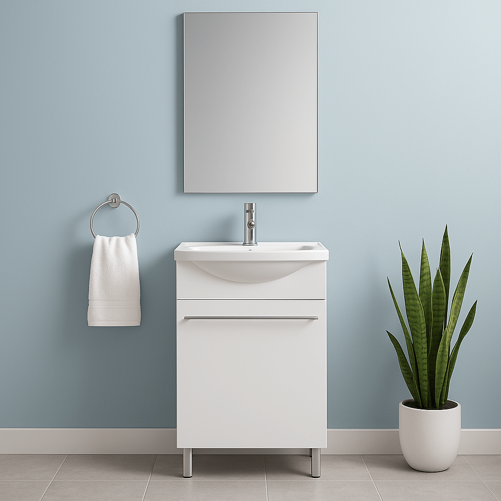 Diapositive Mueble de baño Cecille blanco 45cm