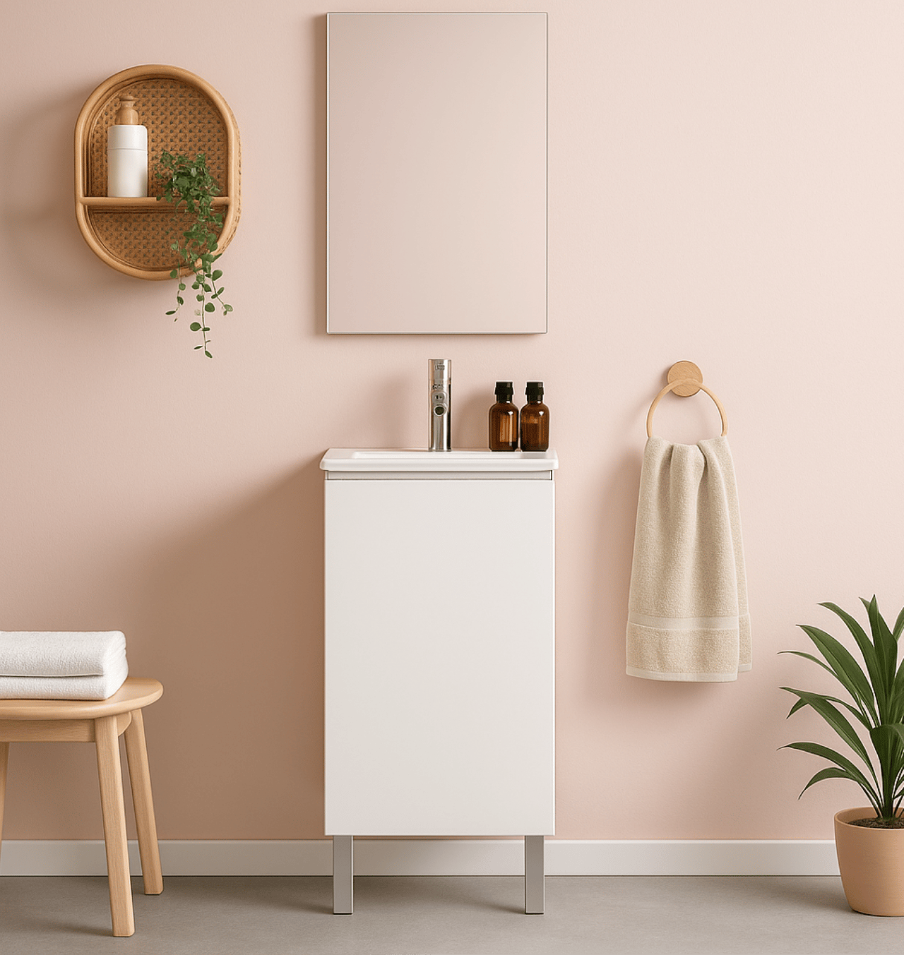 Diapositive Mueble de baño New Cecille blanco 40cm