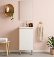 CONJUNTO MUEBLE DE BAÑO NEW CECILLE BLANCO 40X50CM - 1