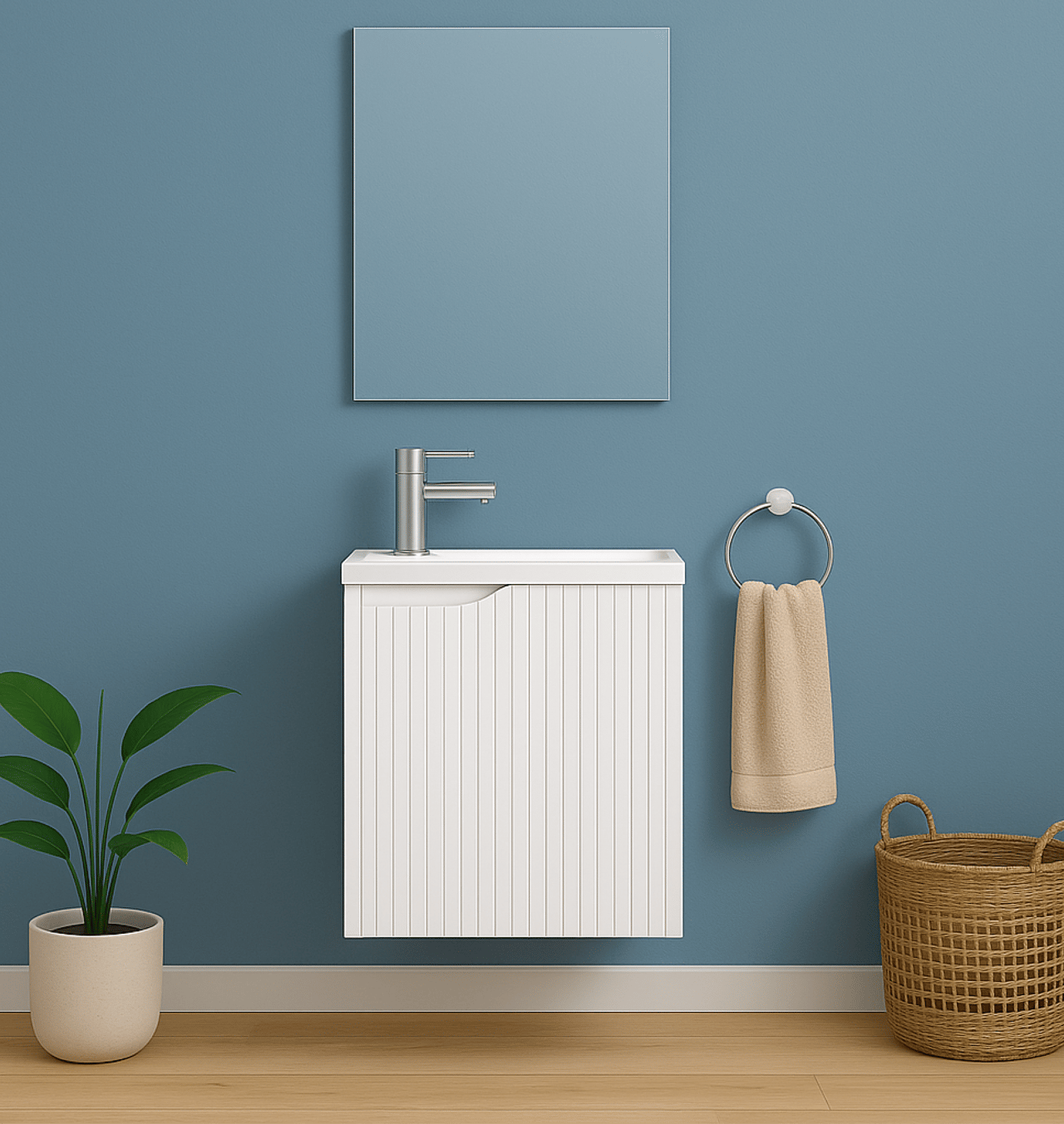 Diapositive Mueble de baño Nova mini blanco 50cm