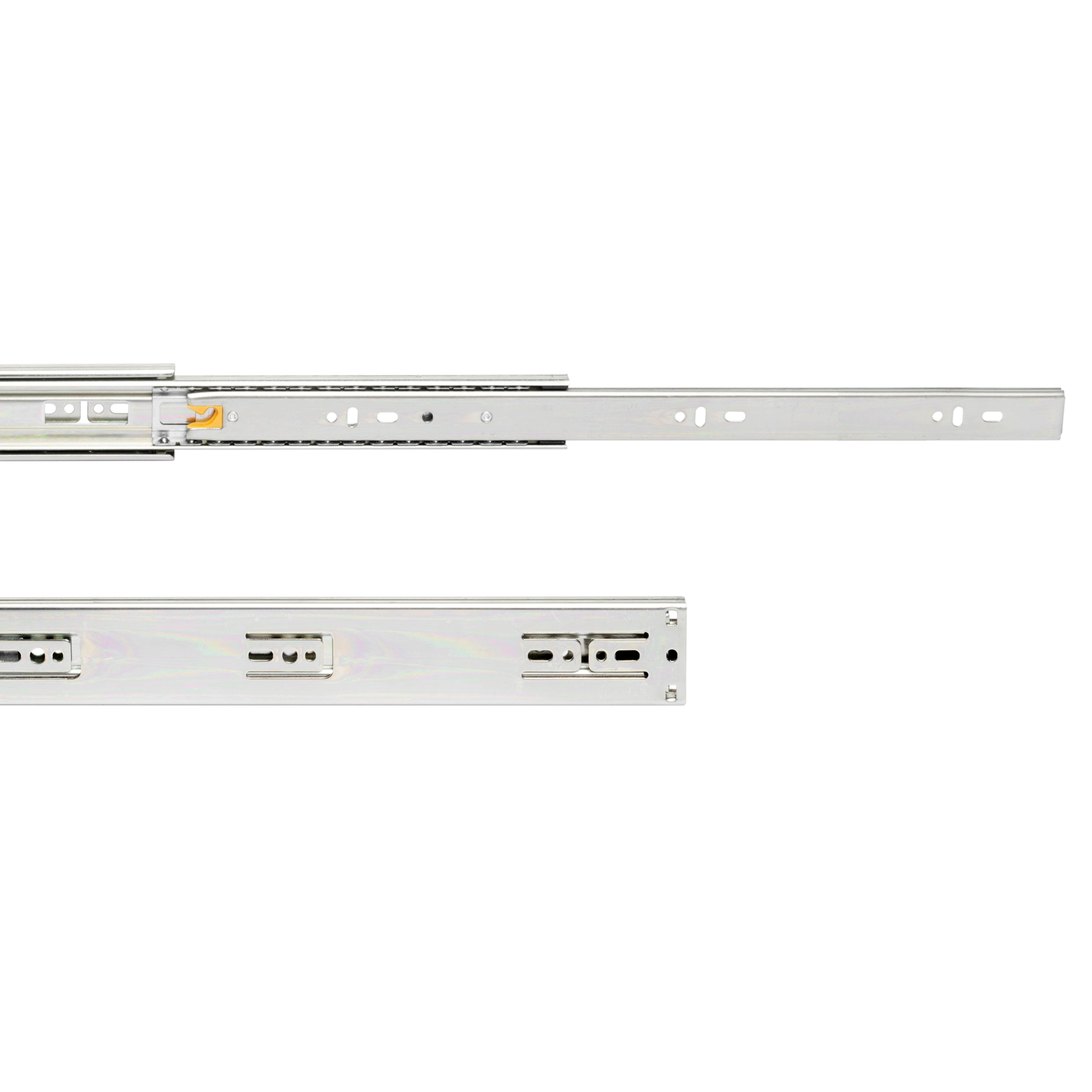 GUÍA CON RODAMIENTO DE BOLAS, EXTRACCION TOTAL Y CIERRE SUAVE ALTURA 45MM LONGITUD 300MM ACERO ZINCADO - 7