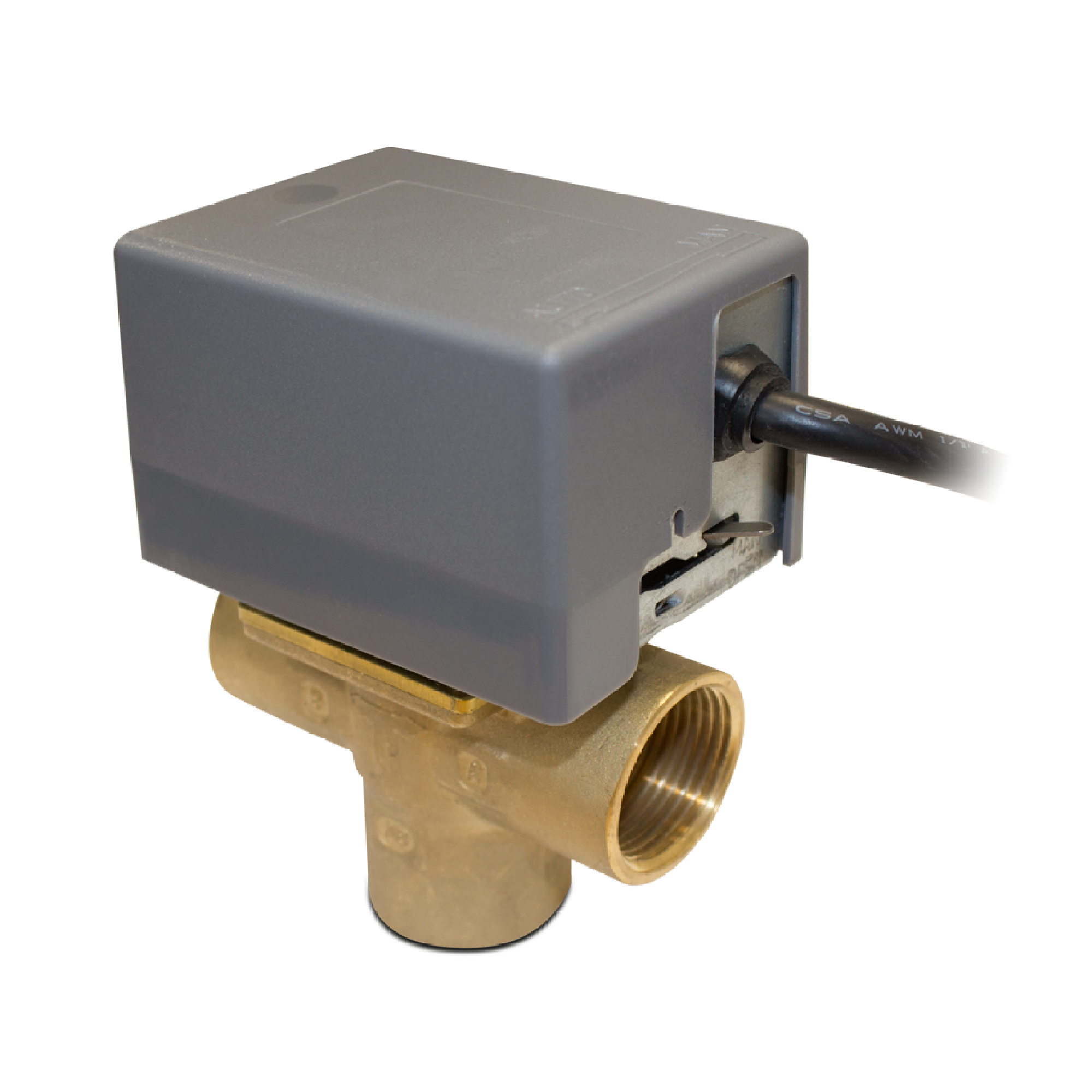 Vana cu 3 cai si micro contact filet Salus, pentru cazane, max 8 bar, 1'