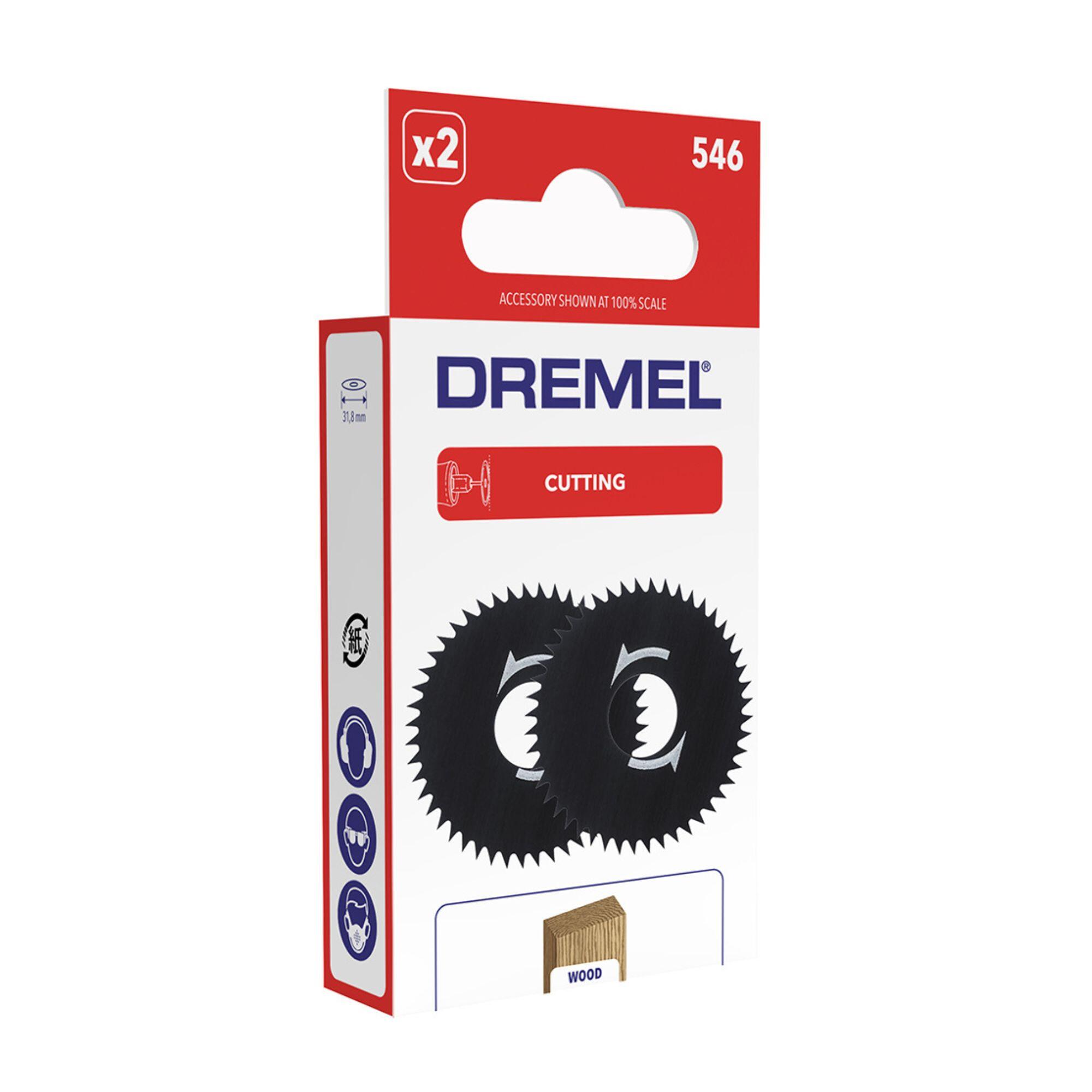 Lot De 6 Mini Lames De Scie Circulaire HSS Pour Outil Rotatif - Diamètres 22 à 44 Mm - Pour Couper Bois, Plastique, Métal Mou - Tige 3,2 Mm