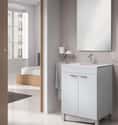 MUEBLE DE BAÑO CON ESPEJO KONCEPT BLANCO 38,5X50CM - 1