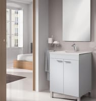 MUEBLE DE BAÑO CON ESPEJO KONCEPT BLANCO 38,5X50CM - 1