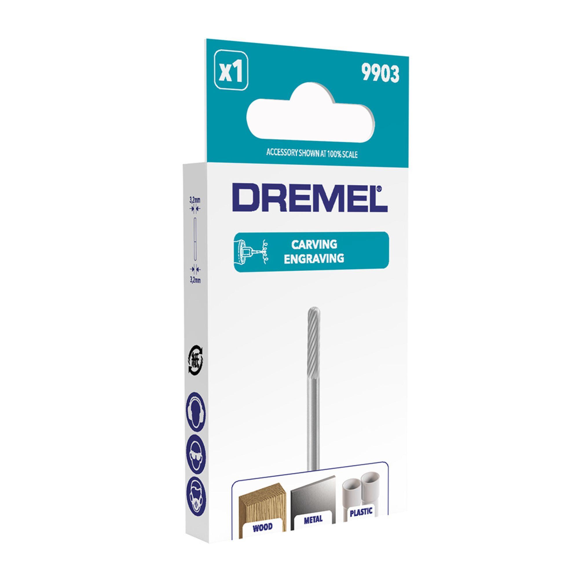 Fraise en carbure de tungstène à bout pointu ø 3,2 mm, DREMEL 9903 - 2