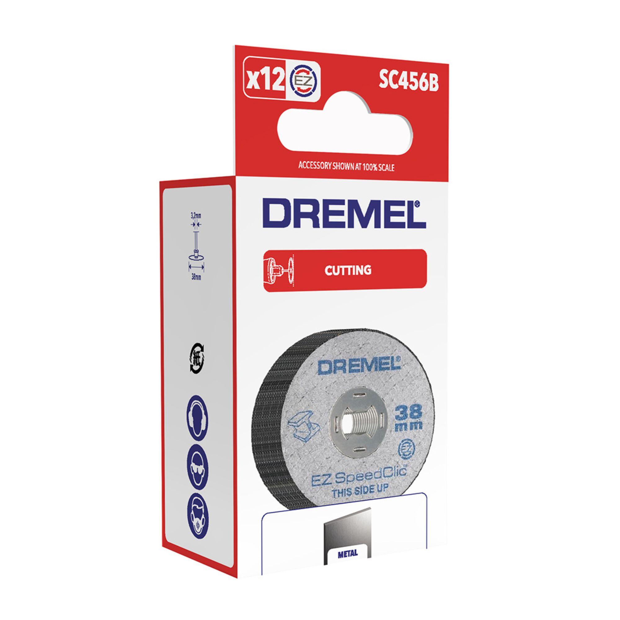 Lot de 12 disques à tronçonner pour métal 38 mm, DREMEL S456B - 2