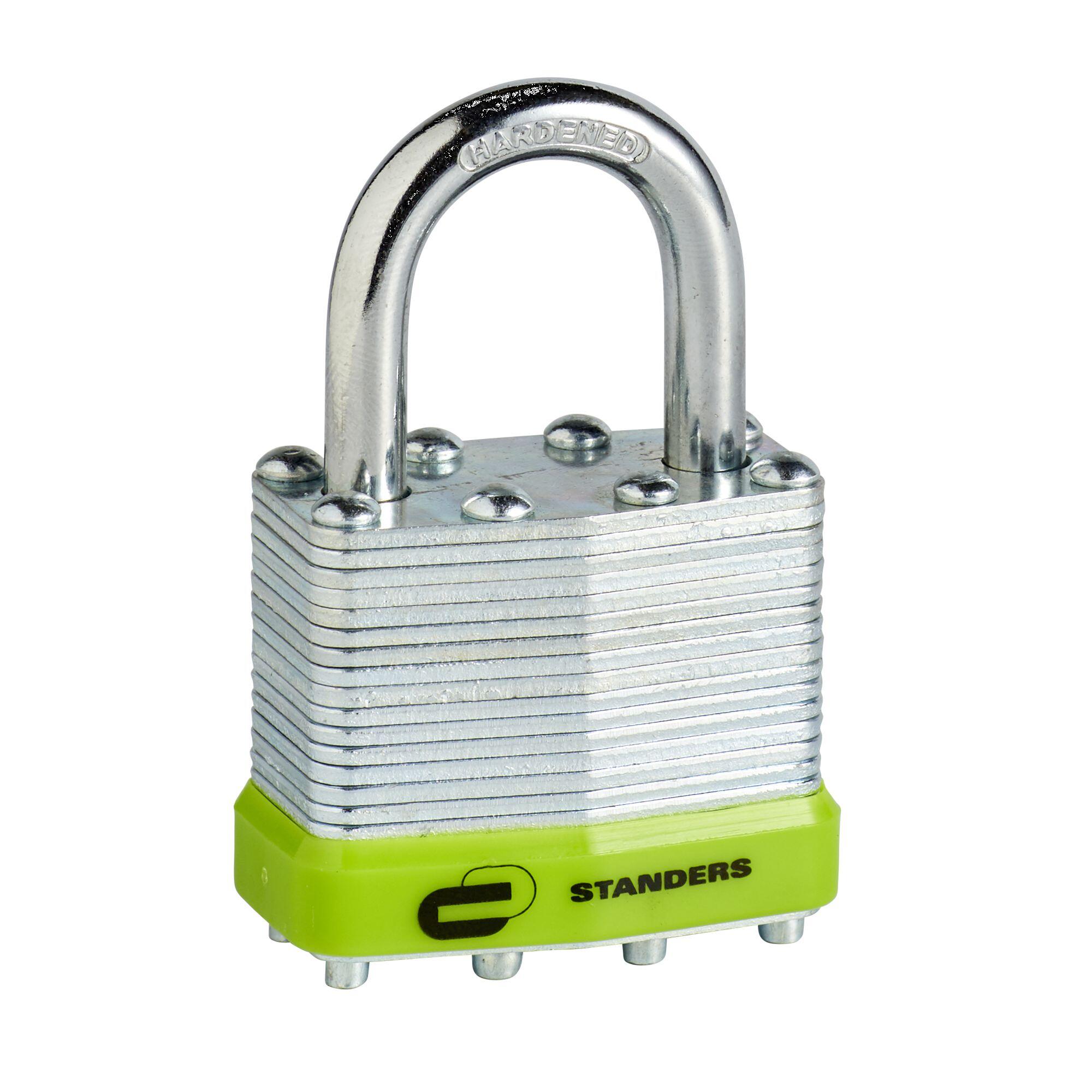Lacat cu cheie, pentru interior, Standers, otel, 40 mm