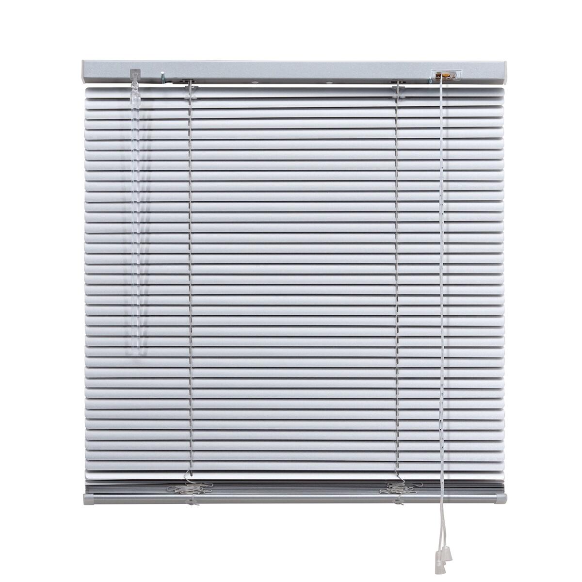 Veneziana New York in alluminio, cromo 60 x 175 cm, Larghezza lamelle: 16 mm - 3