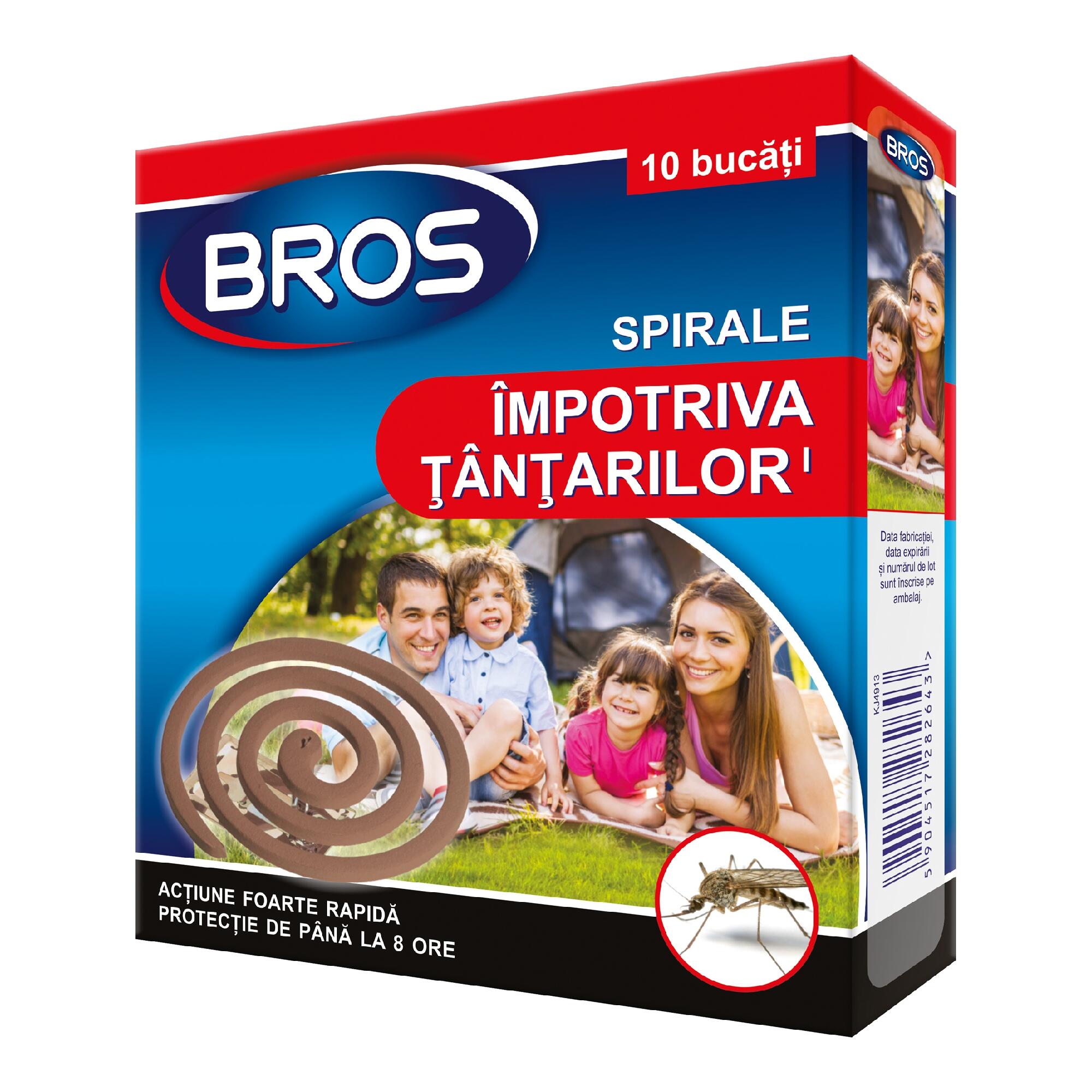 Spirala impotriva tantarilor, Bros (set 10 buc)