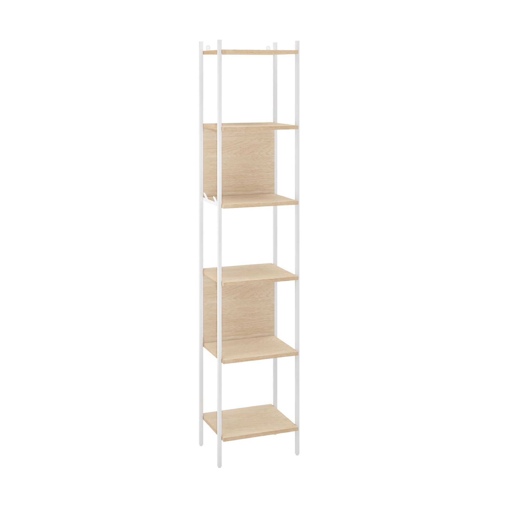 Dulap baie coloana Sensea Easy, cu polite, 38.2 x 184.4 x 31.7 cm