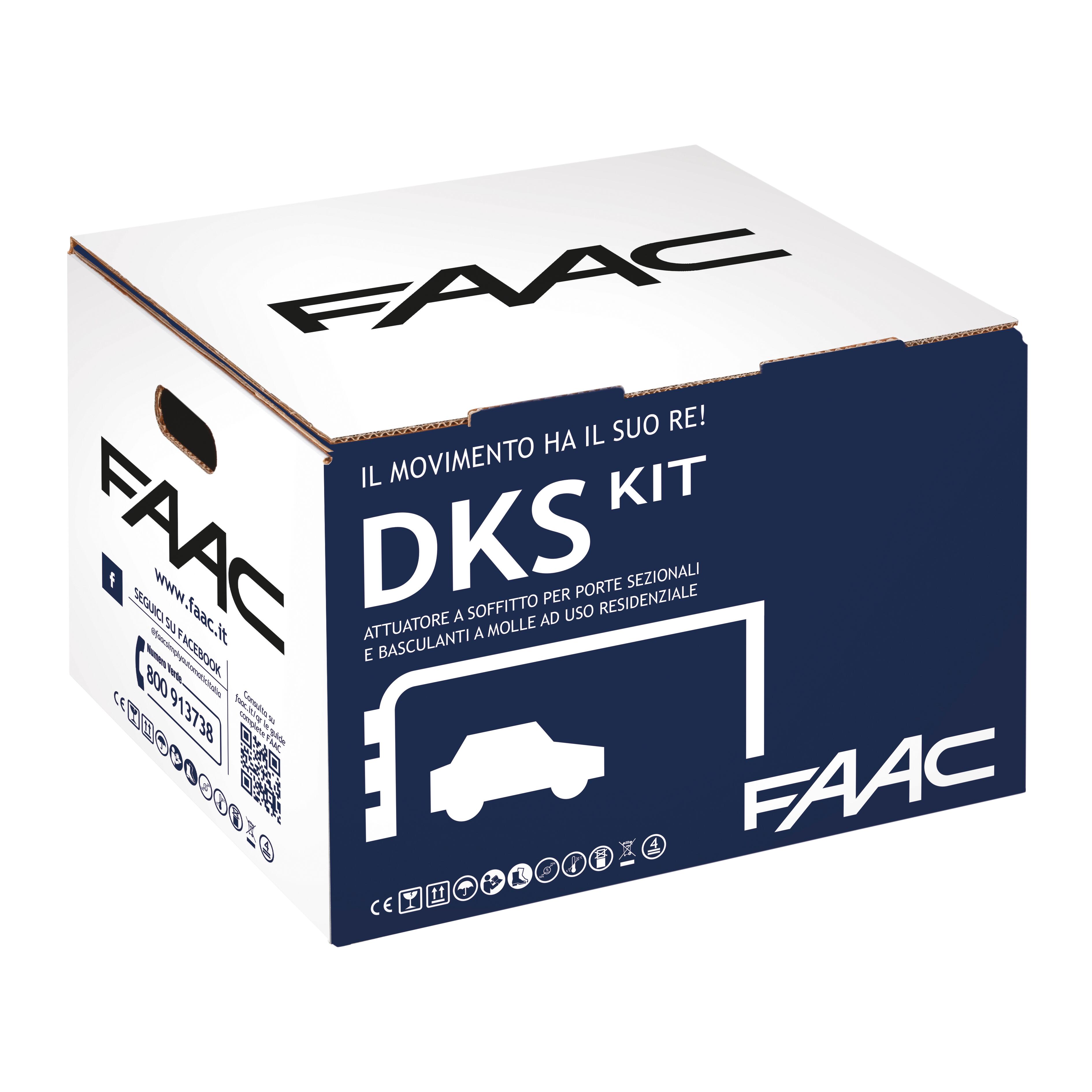 Motore per porta garage FAAC DKS kit - 2