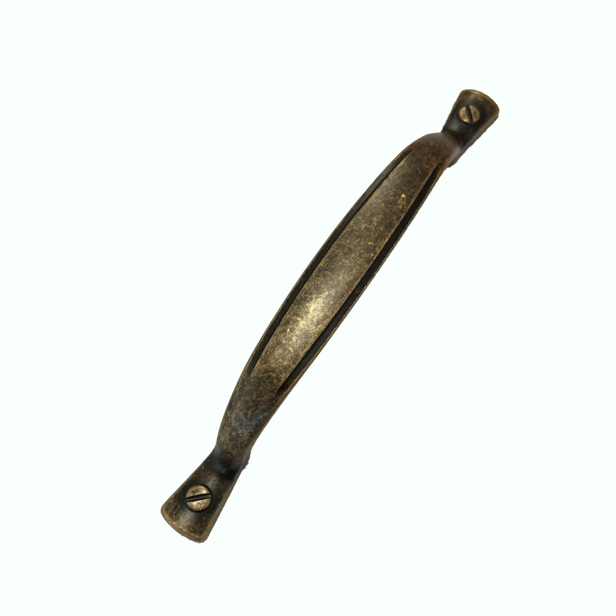 Maner mobila Nairobi, 96 mm, zamac, maro, finisaj alama