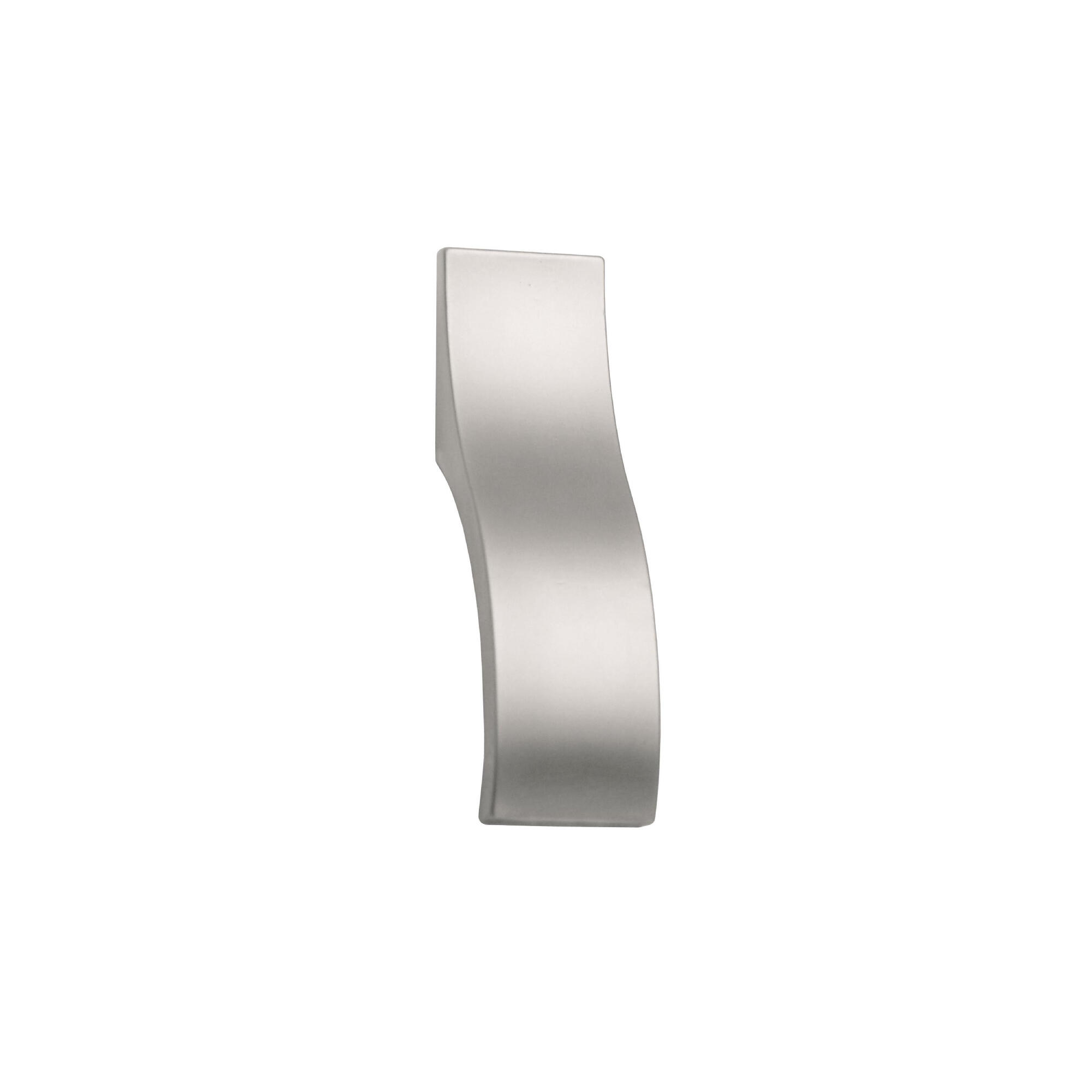 Buton mobila Alfa, Ø 20 mm, zamac, gri, finisaj satinat