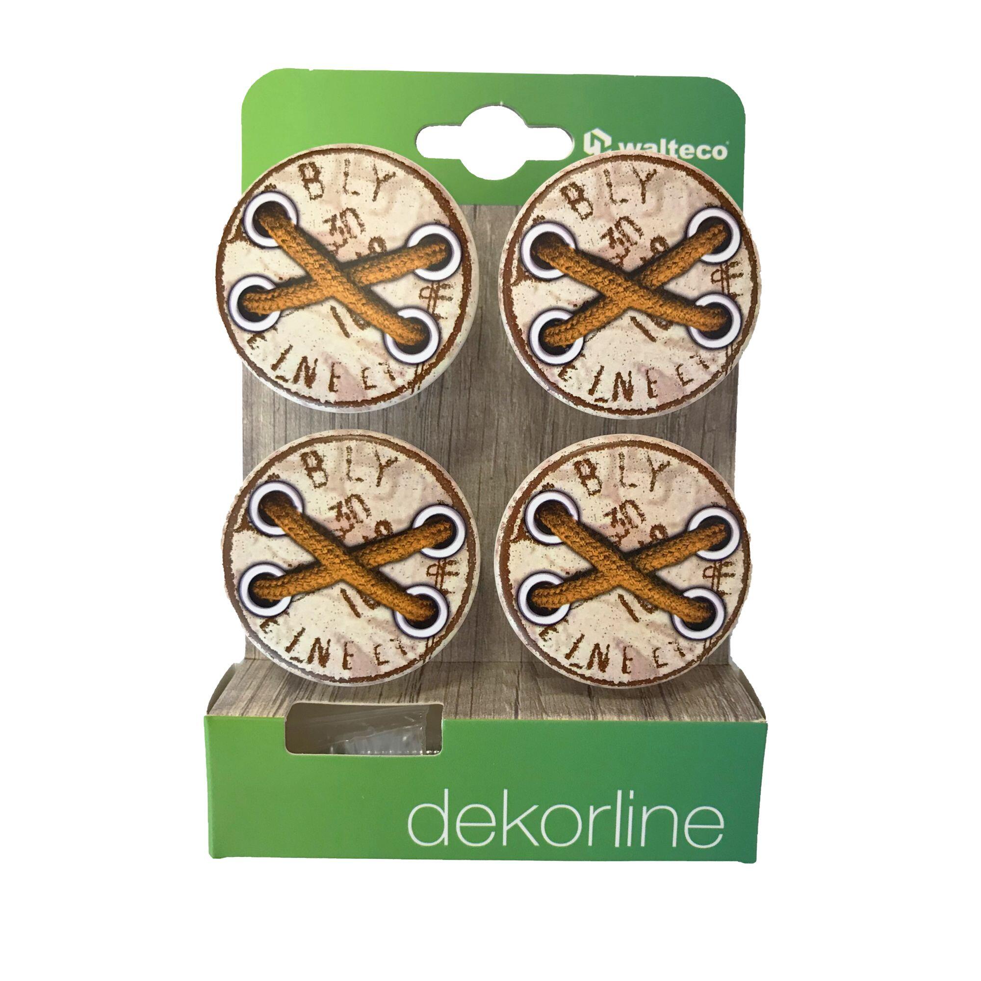 Buton mobila Shoe-String, Ø 50 mm, plastic, vopsit (set 4 buc) | Leroy ...