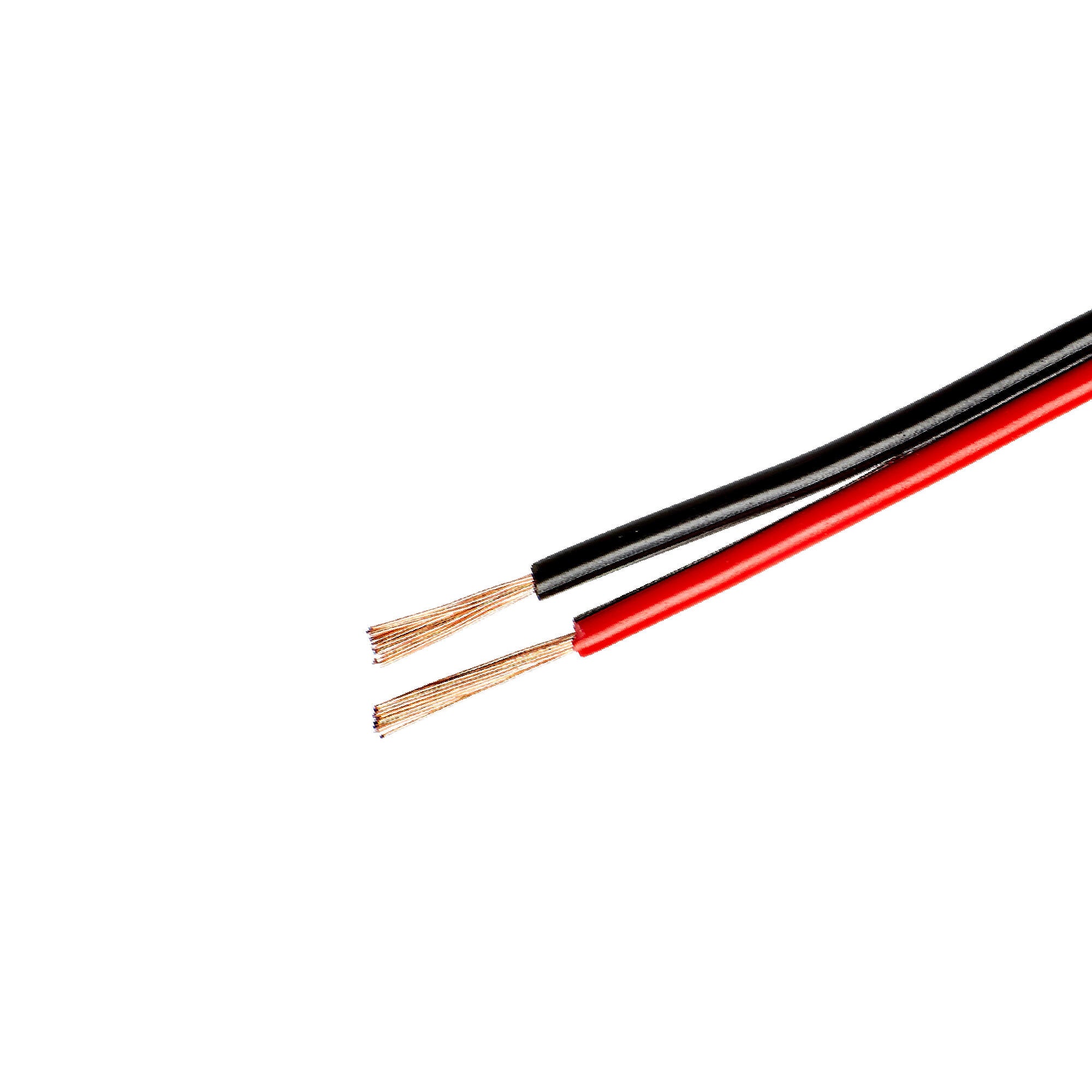 Cablu audio HI-FI Lexman, 2 x 1.5 mm², 10 m, PVC, negru/rosu