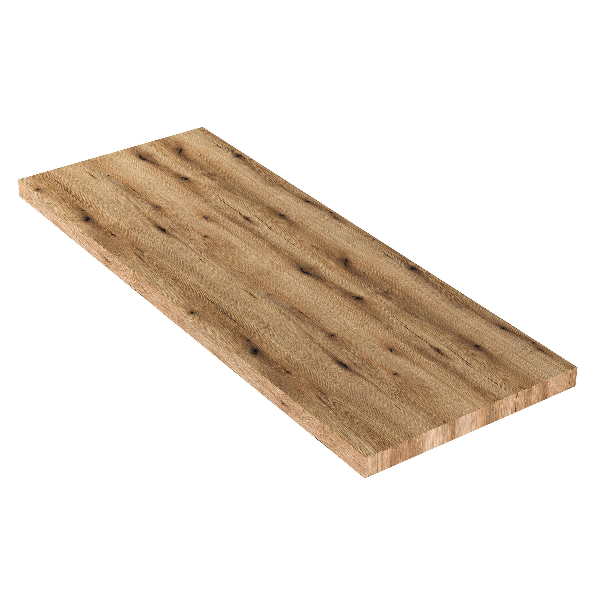 Blat baie, PAL, 120 x 46 x 3.8 cm, stejar nature