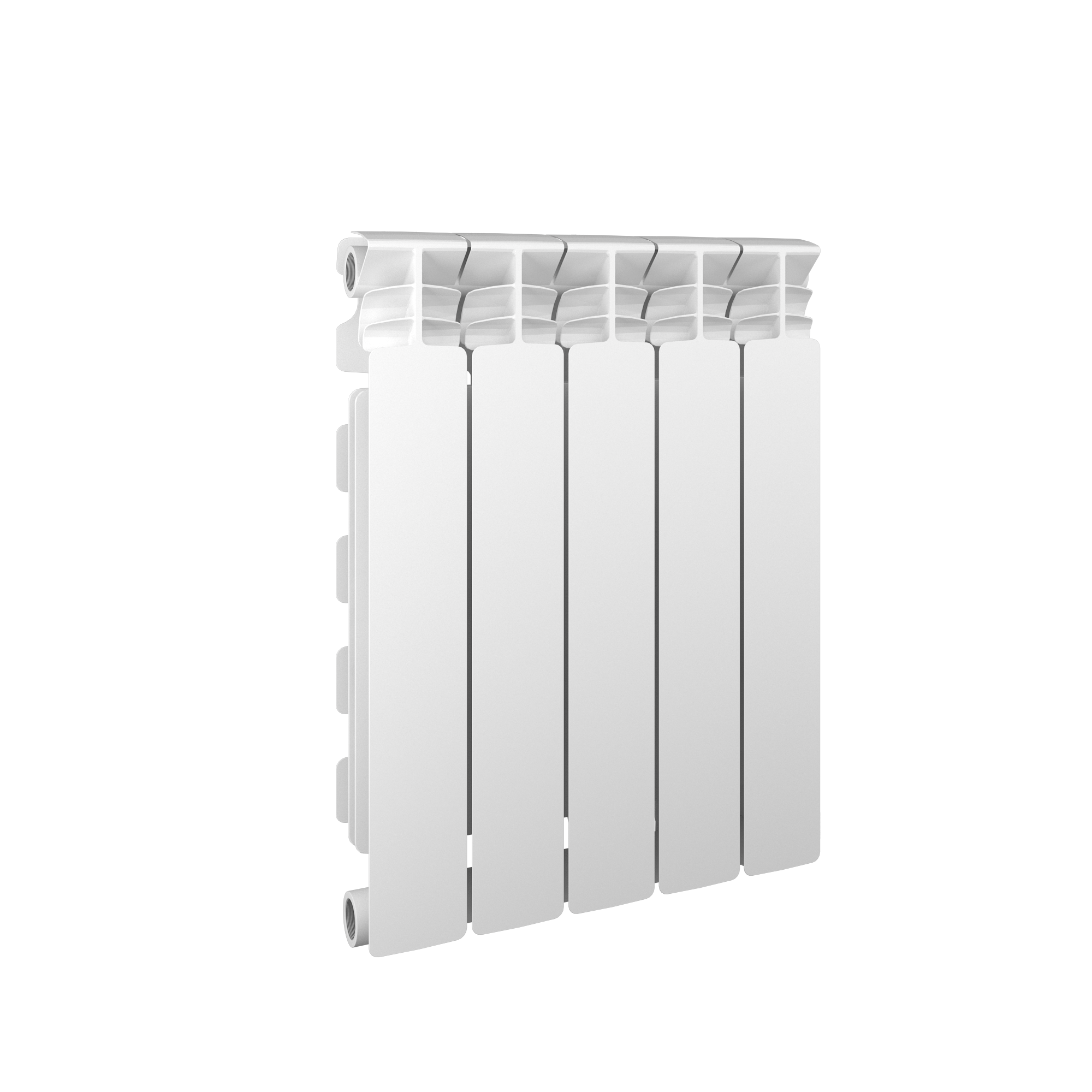 Grzejnik X500 55.6x40 cm Biały B 550W 5EL Roz 50cm 16 Bar EQUATION - 4