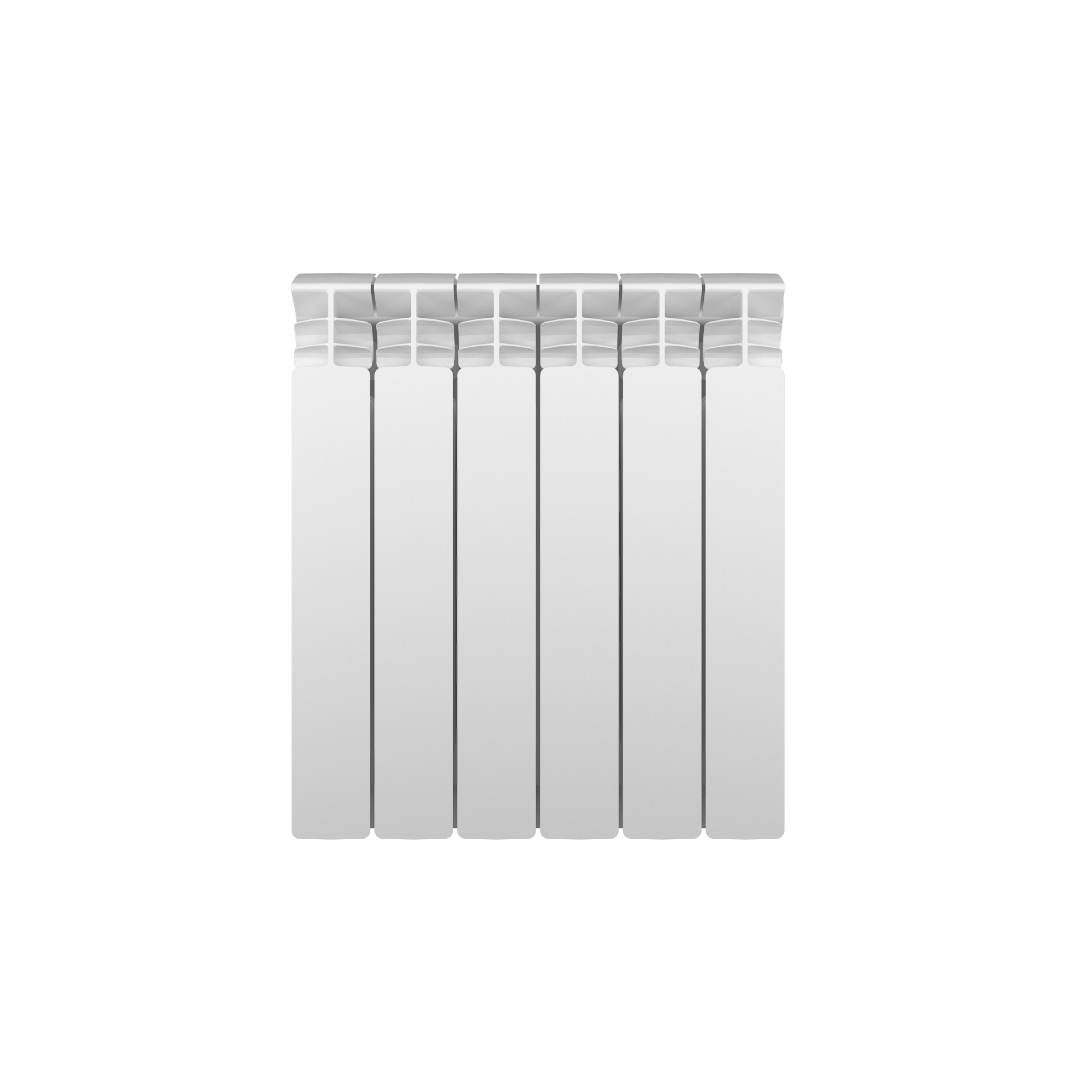 Radiateur eau chaude 660W, l.48xH.55.6 cm Alurad EQUATION horizontal blanc - 4
