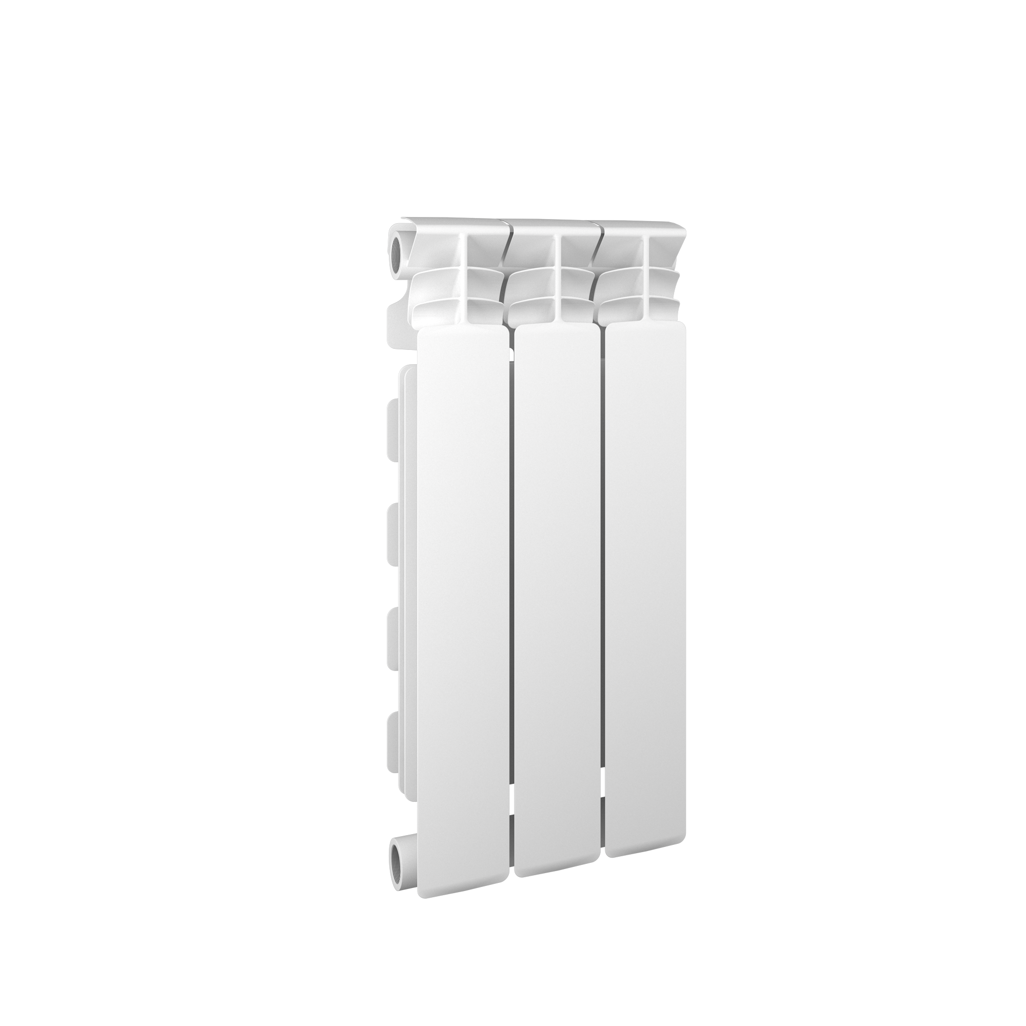 Grzejnik X500 55.6x24 cm Biały B 330W 3EL Roz 50cm 16 Bar EQUATION - 4