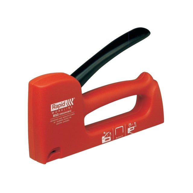 Graffatrice Manuale Rapid PRP R33 Per Graffette N.13 - Impugnatura Ergonomica, 3 Livelli Di Forza - Foto 6