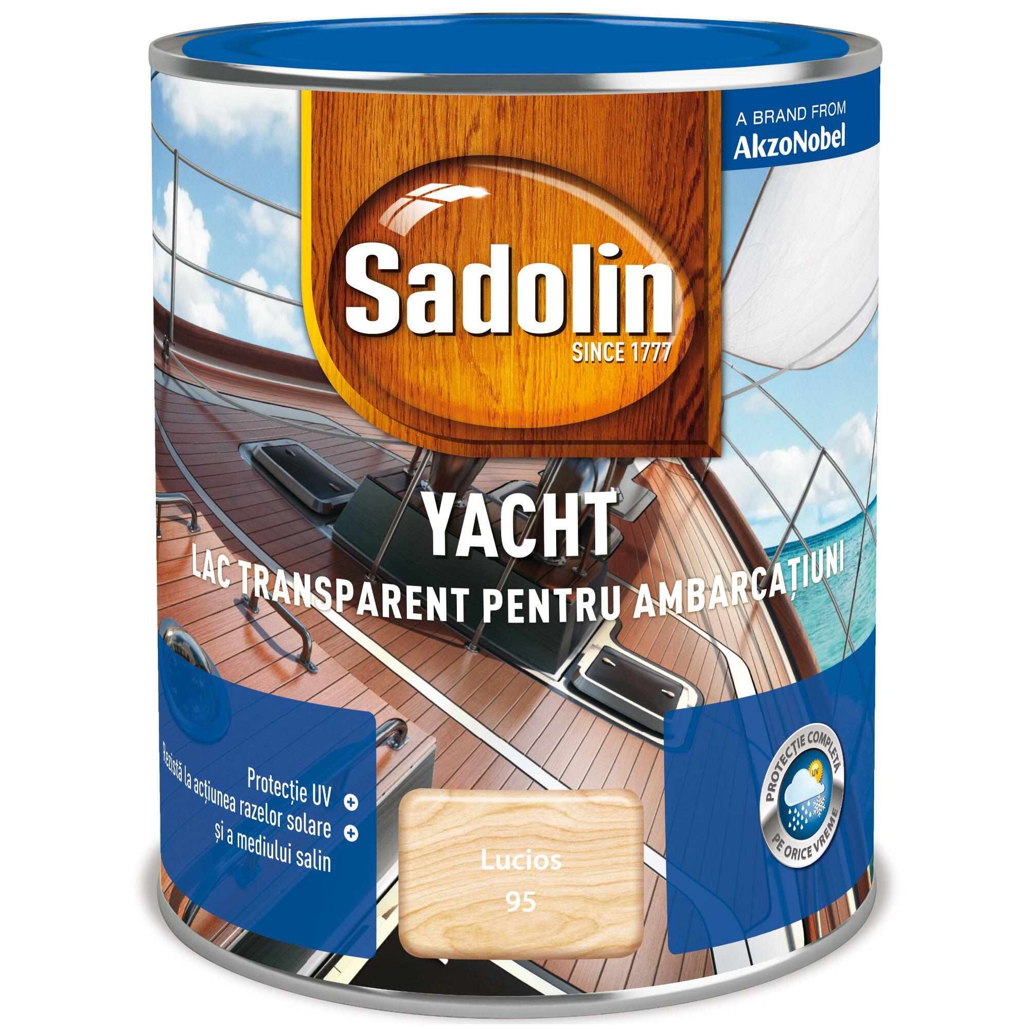 Lac protector lemn Sadolin Yacht, pentru ambarcatiuni, alchidic , 0.75 L