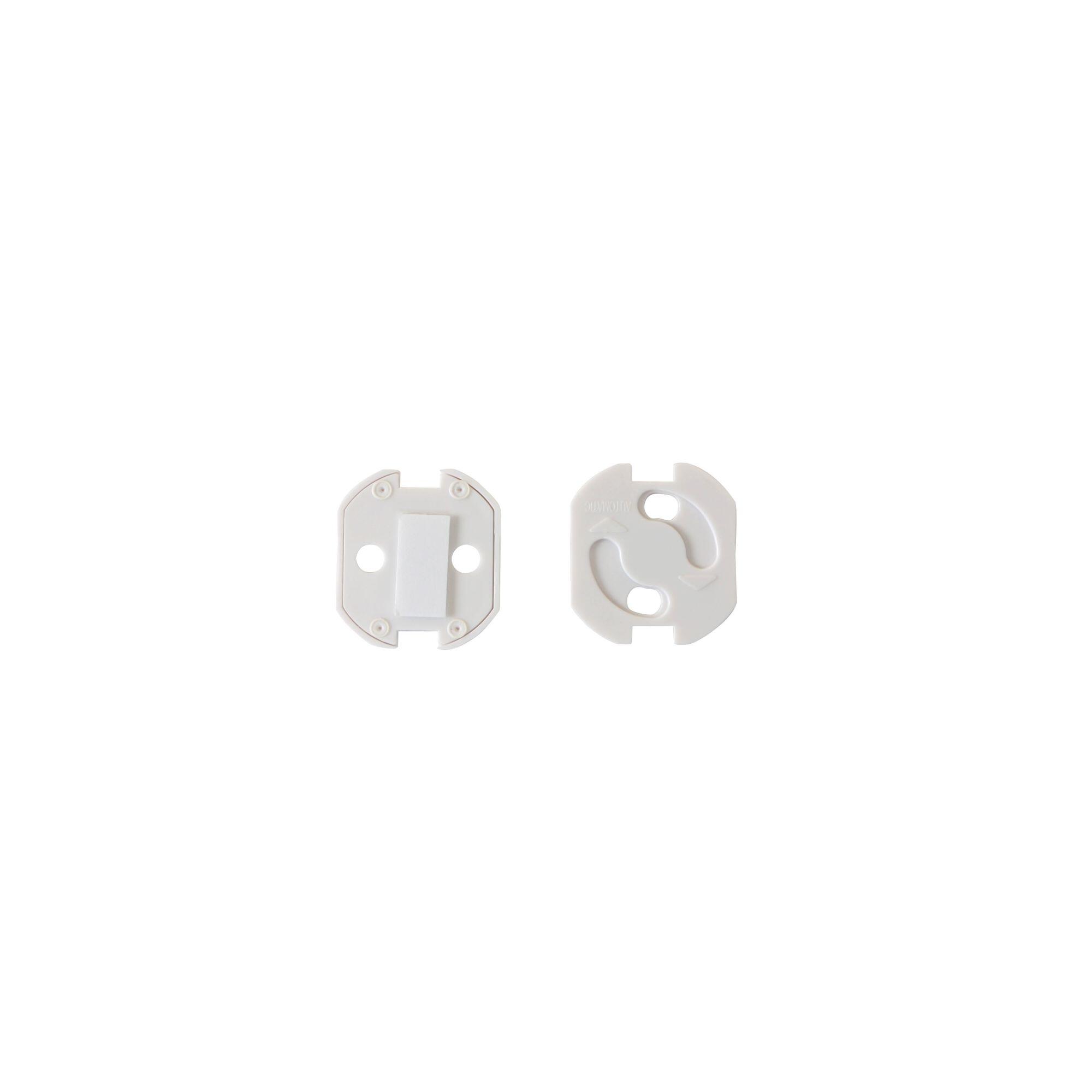 Protectie priza, Standers, ABS, alb (set 8 buc)