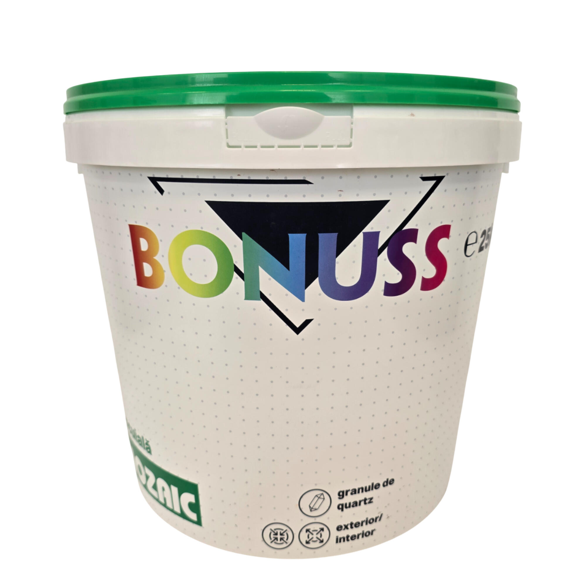 Tencuiala decorativa mozaic pentru soclu Bonuss, maro, 25 kg