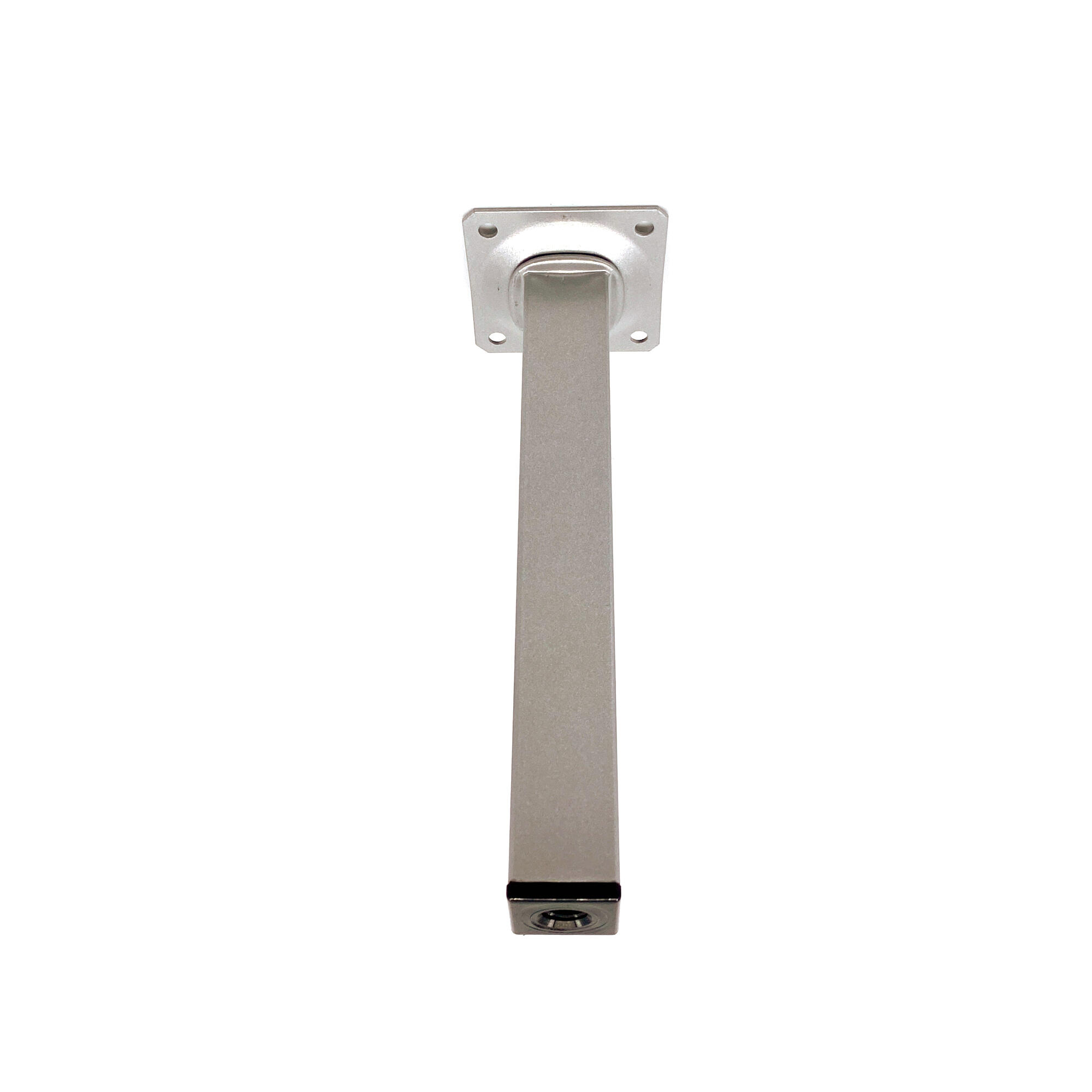Picior mobila, 25 x 25 mm, H 300 mm, otel, gri, mat