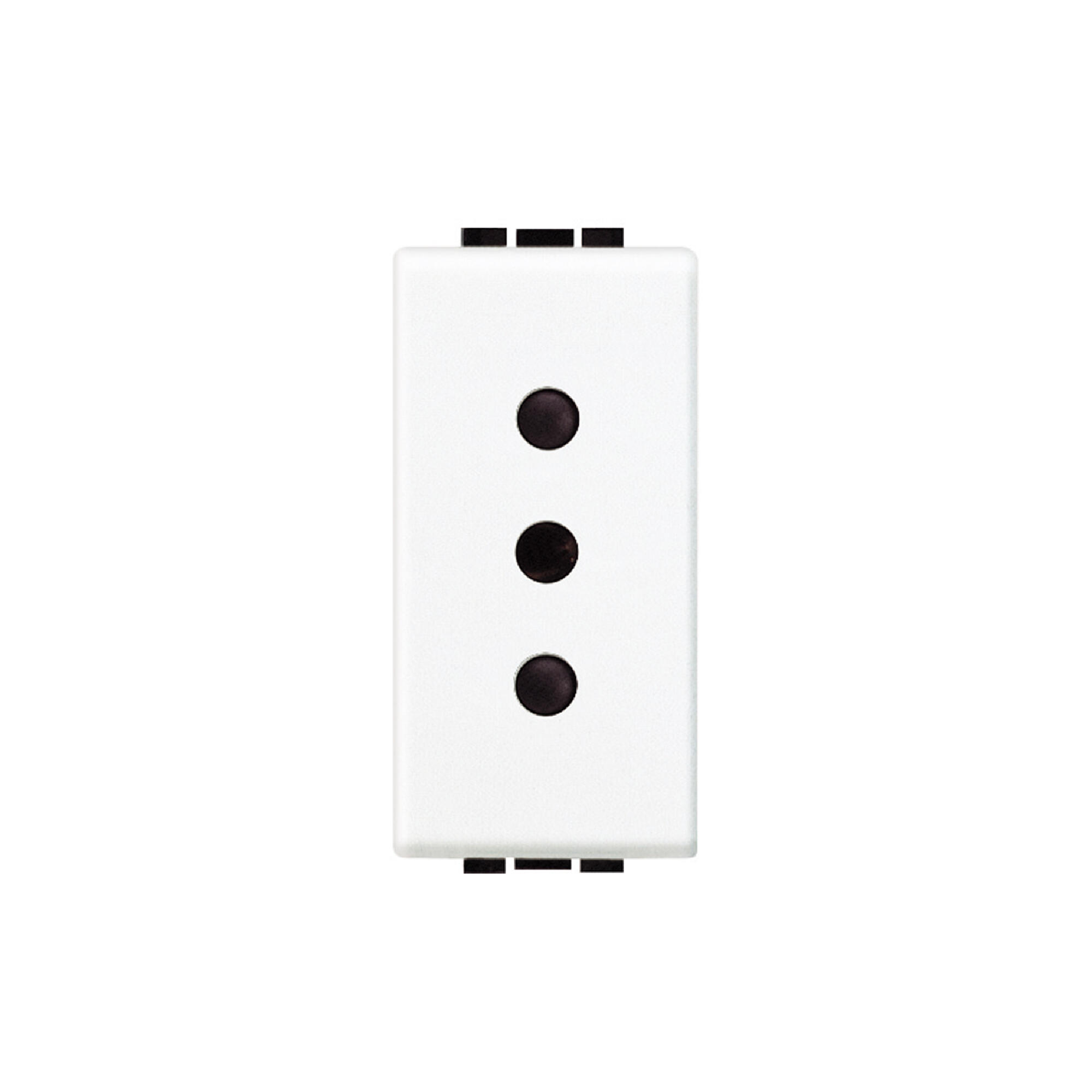 Priza Legrand Living Light, standard italian, 1 modul, IP20, alba