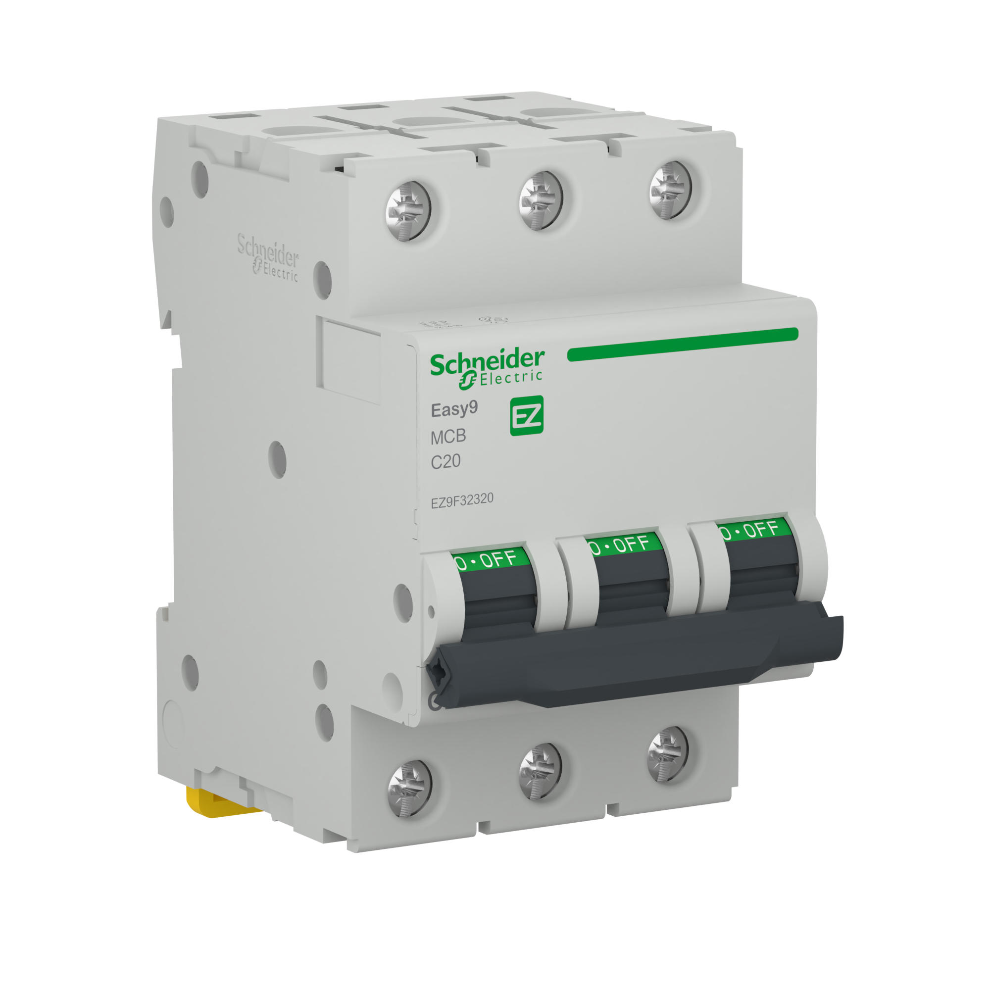Disjunctor Schneider Easy9, tripolar, 20A, 3 P | Leroy Merlin