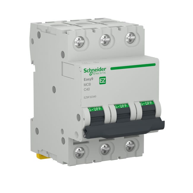 Disjunctor Disjunctor Schneider Easy9, tripolar, 40A, 3 P | Leroy Merlin