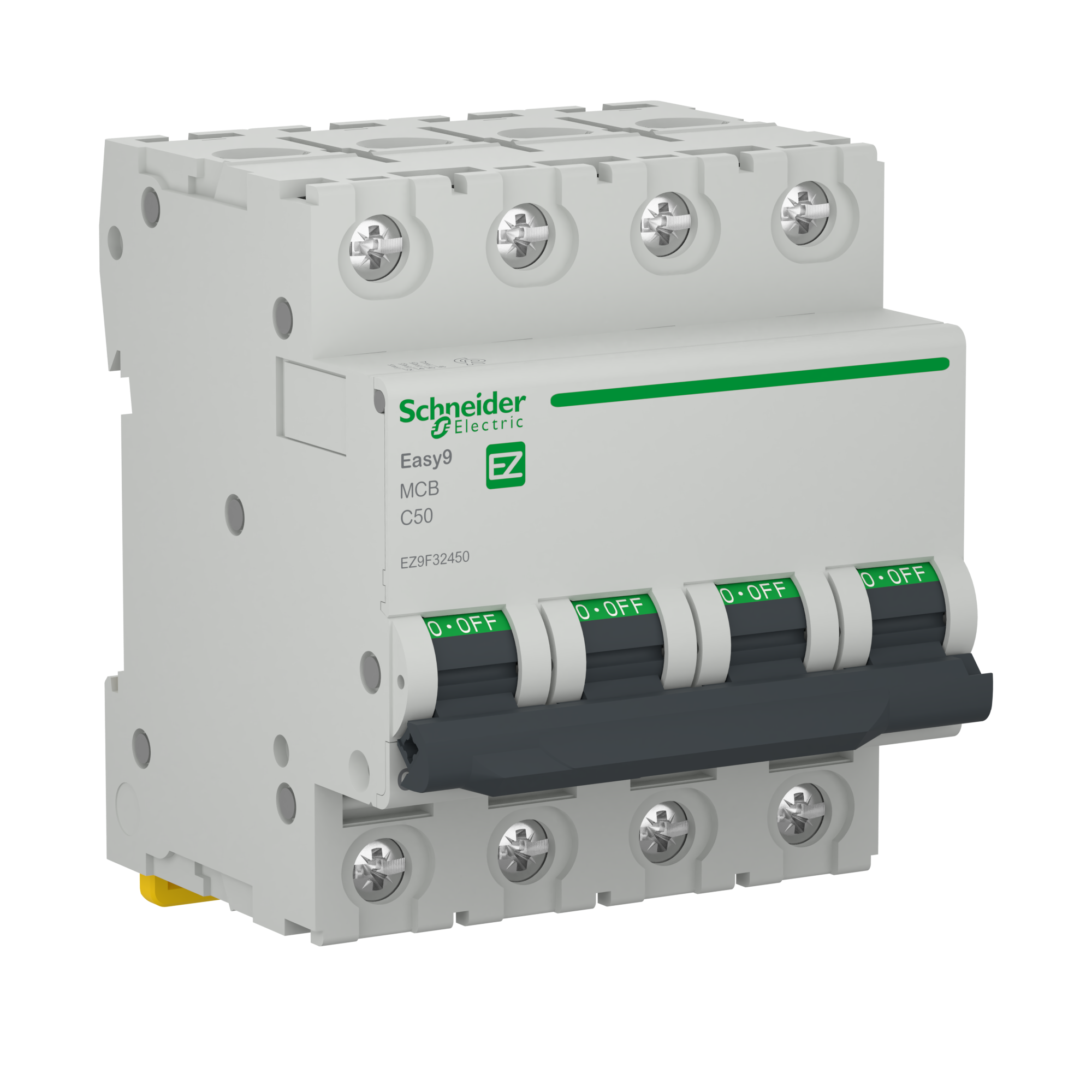 Disjunctor Schneider Easy9, tetrapolar, 50A, 4 P | Leroy Merlin