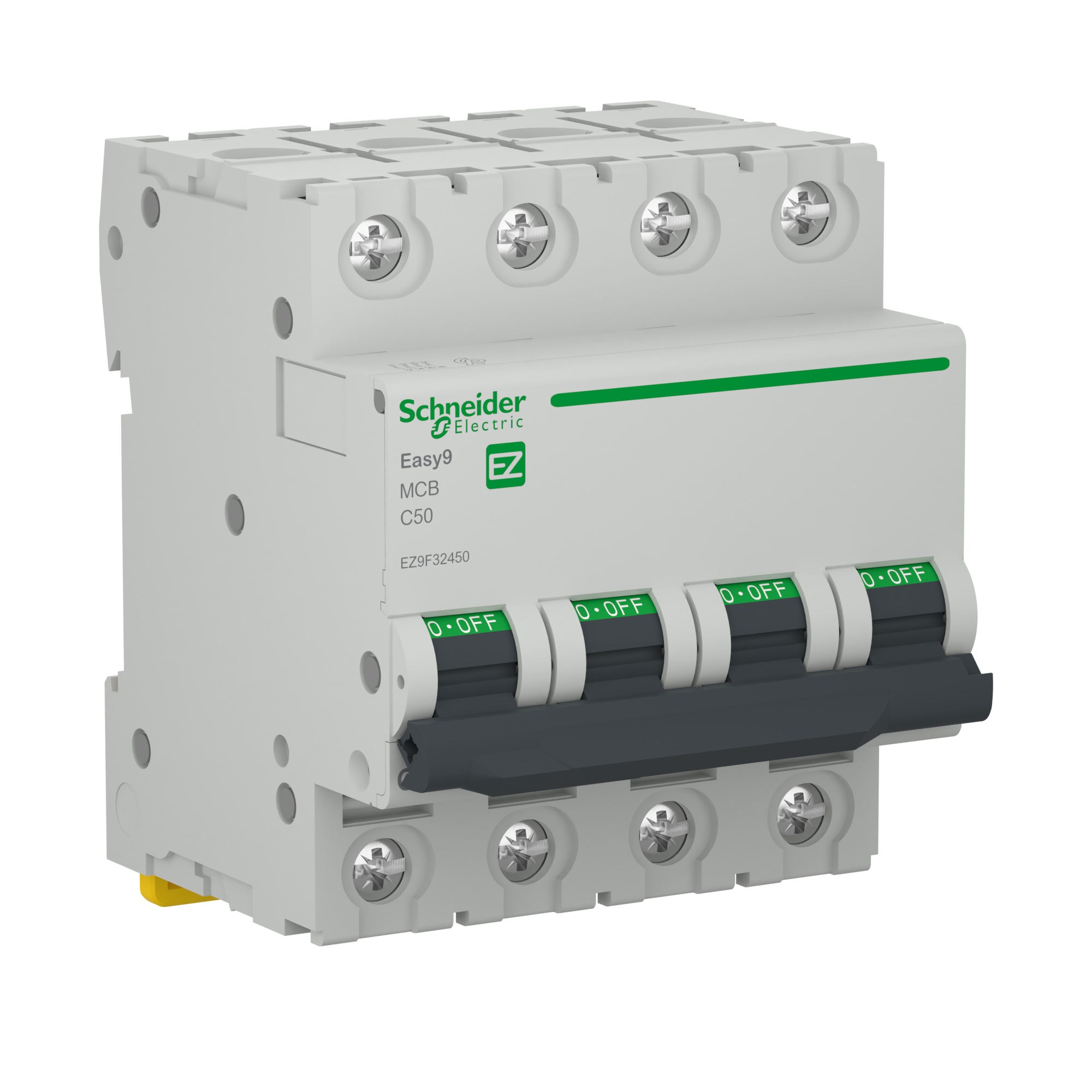 Disjunctor Disjunctor Schneider Easy9, tetrapolar, 50A, 4 P | Leroy Merlin