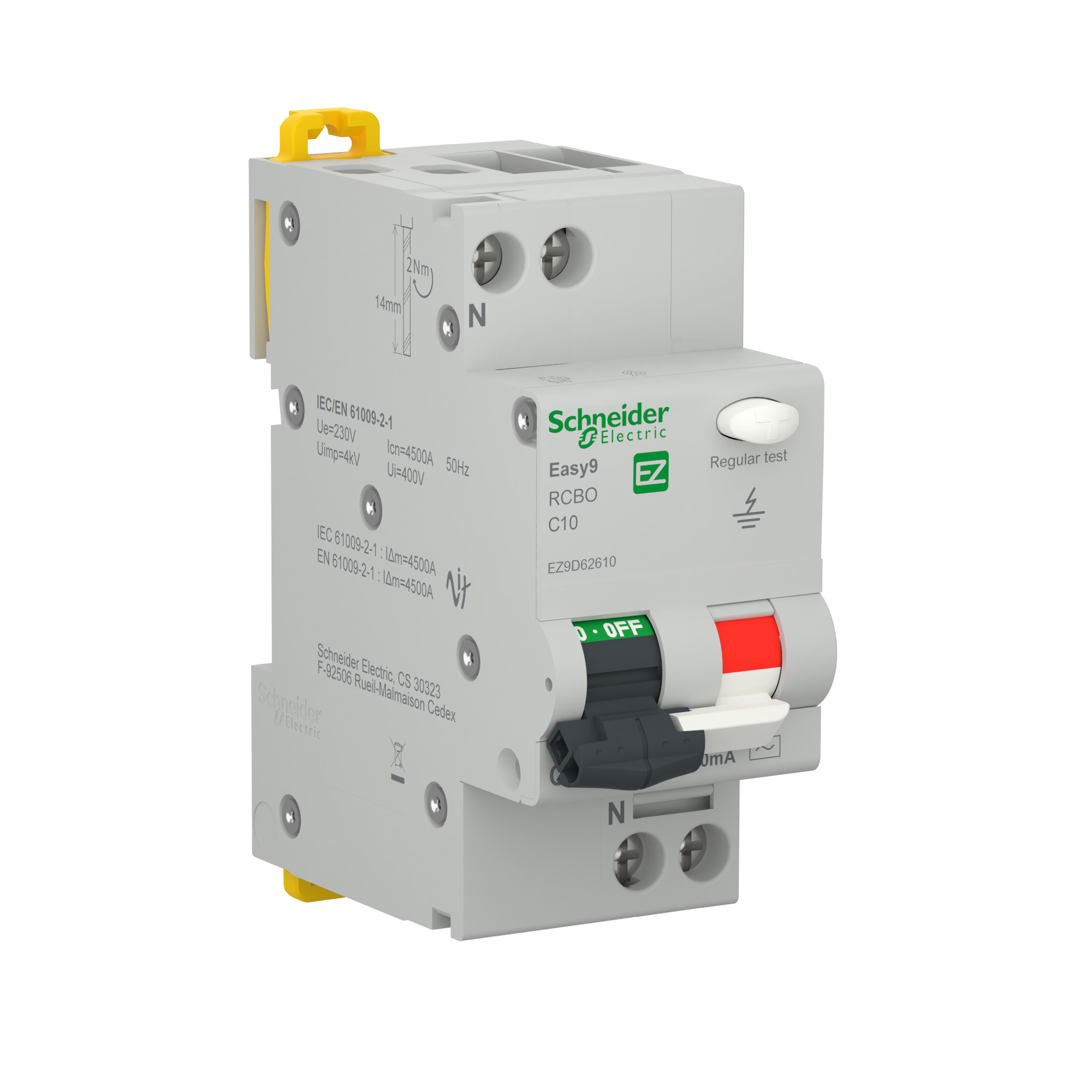 Diferential Schneider Easy9, diferential, 10A, 2 P | Leroy Merlin